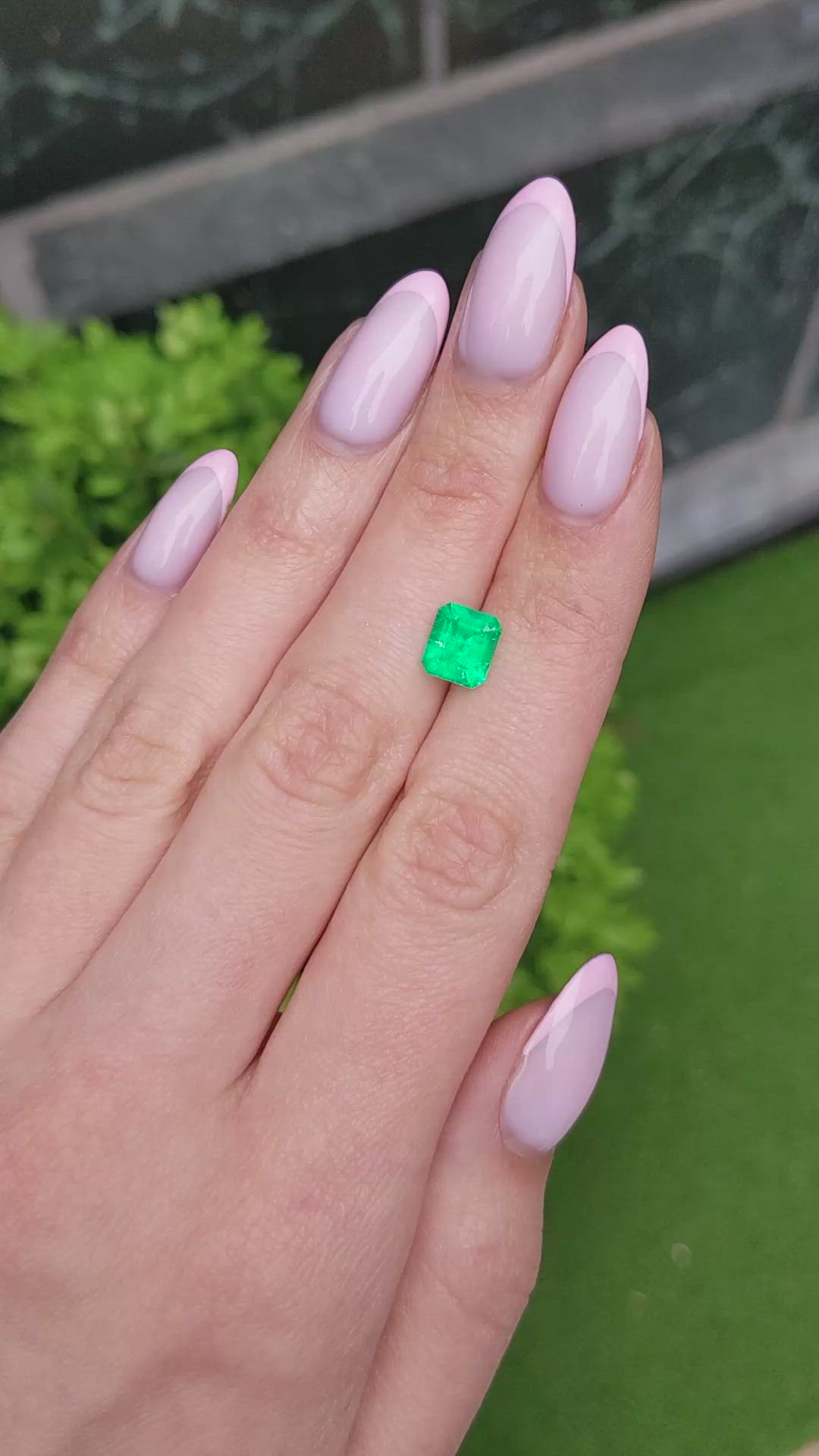 1.63 Ct. Emerald from Colombia Size Video