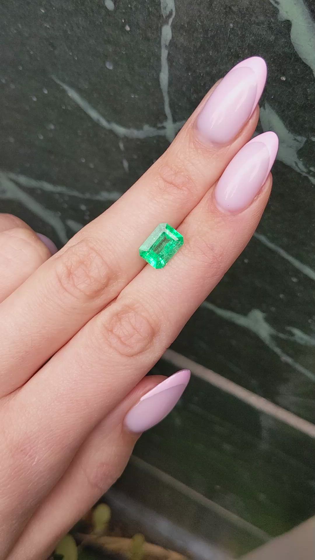 2.47 Ct. Emerald from Colombia Size Video