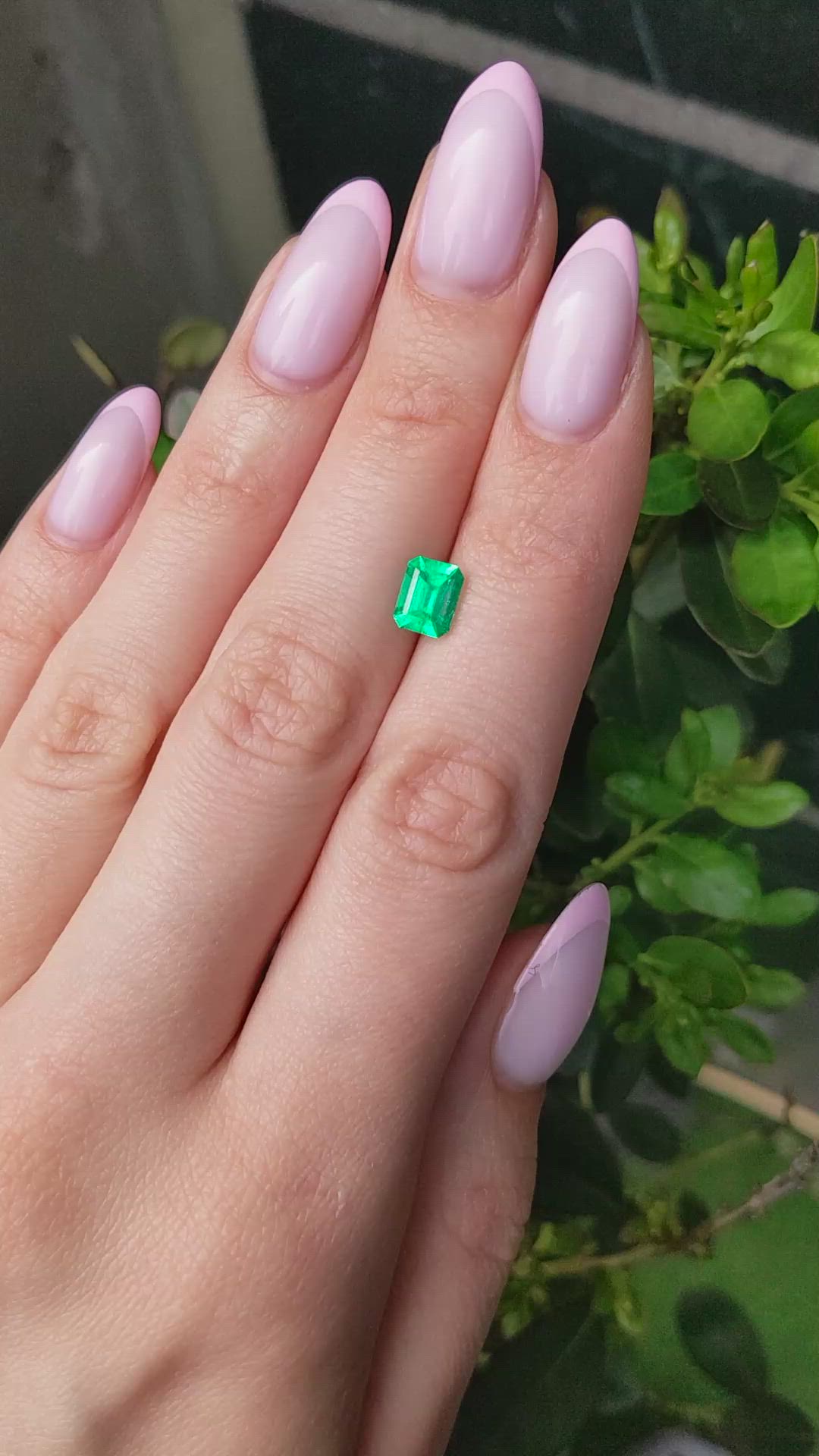 1.07 Ct. Emerald from Colombia Size Video