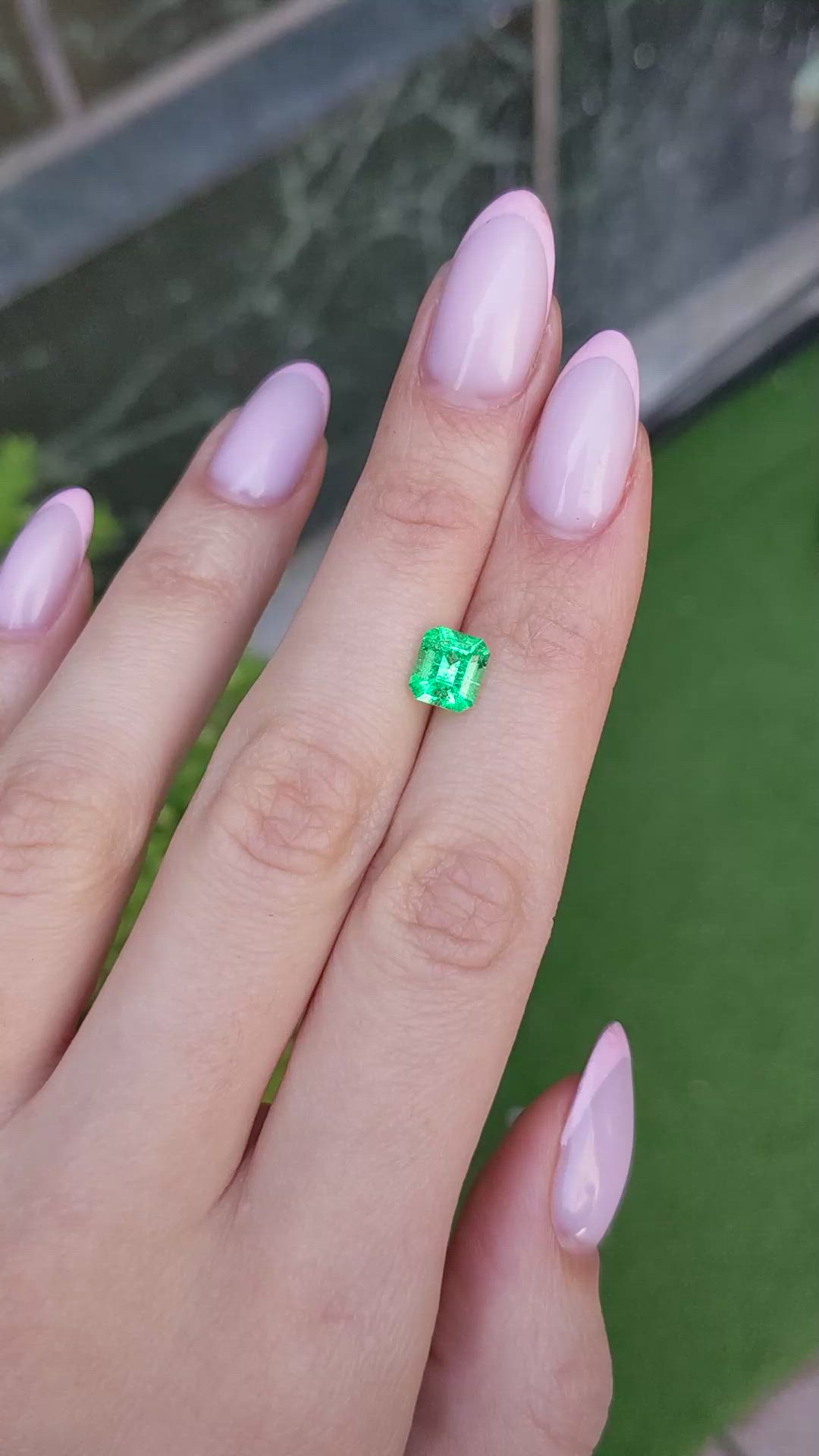 1.56 Ct. Emerald from Colombia Size Video