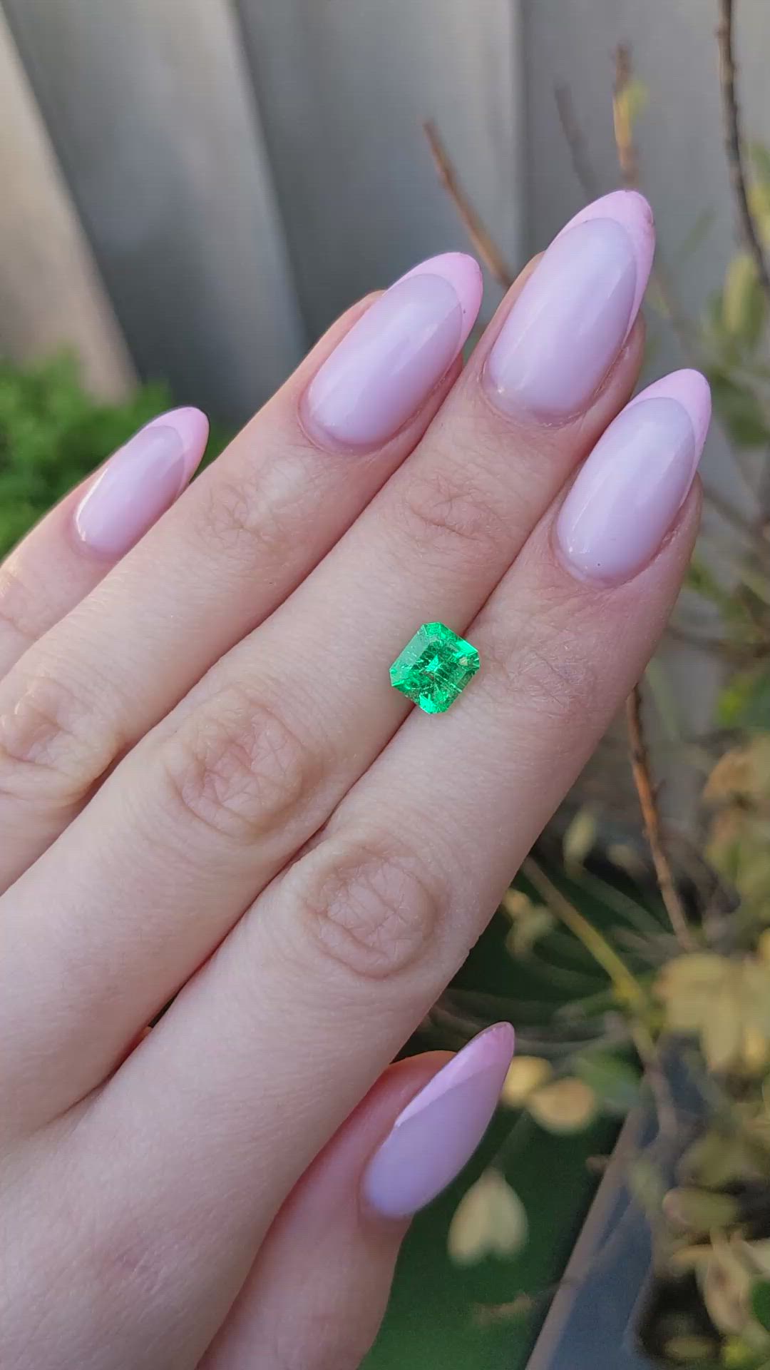 1.56 Ct. Emerald from Colombia Size Video