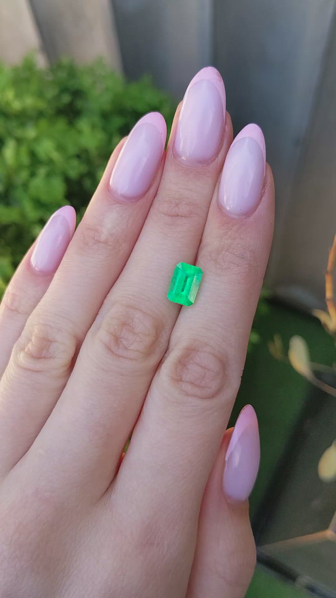 1.86 Ct. Emerald from Colombia Size Video