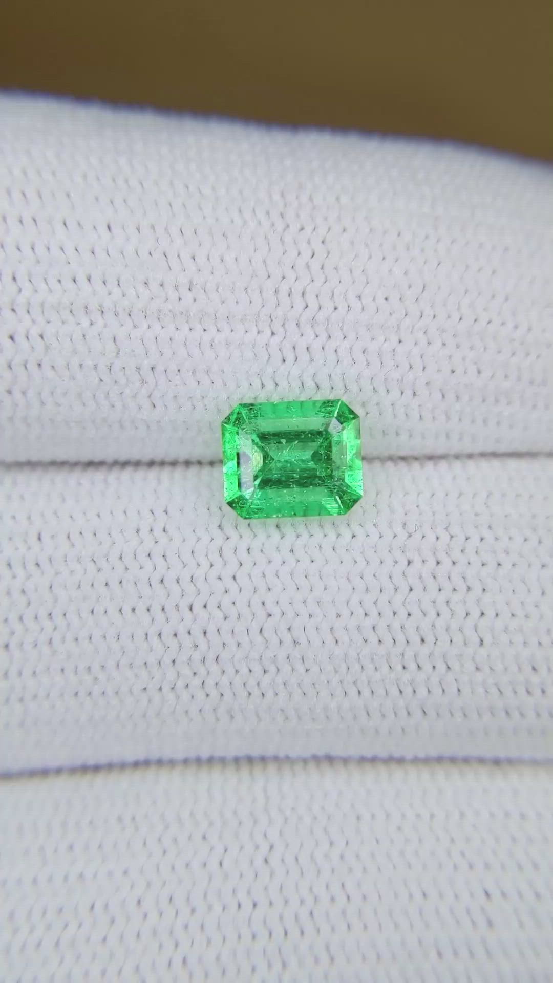 1.12 Ct. Emerald from Colombia Size Video