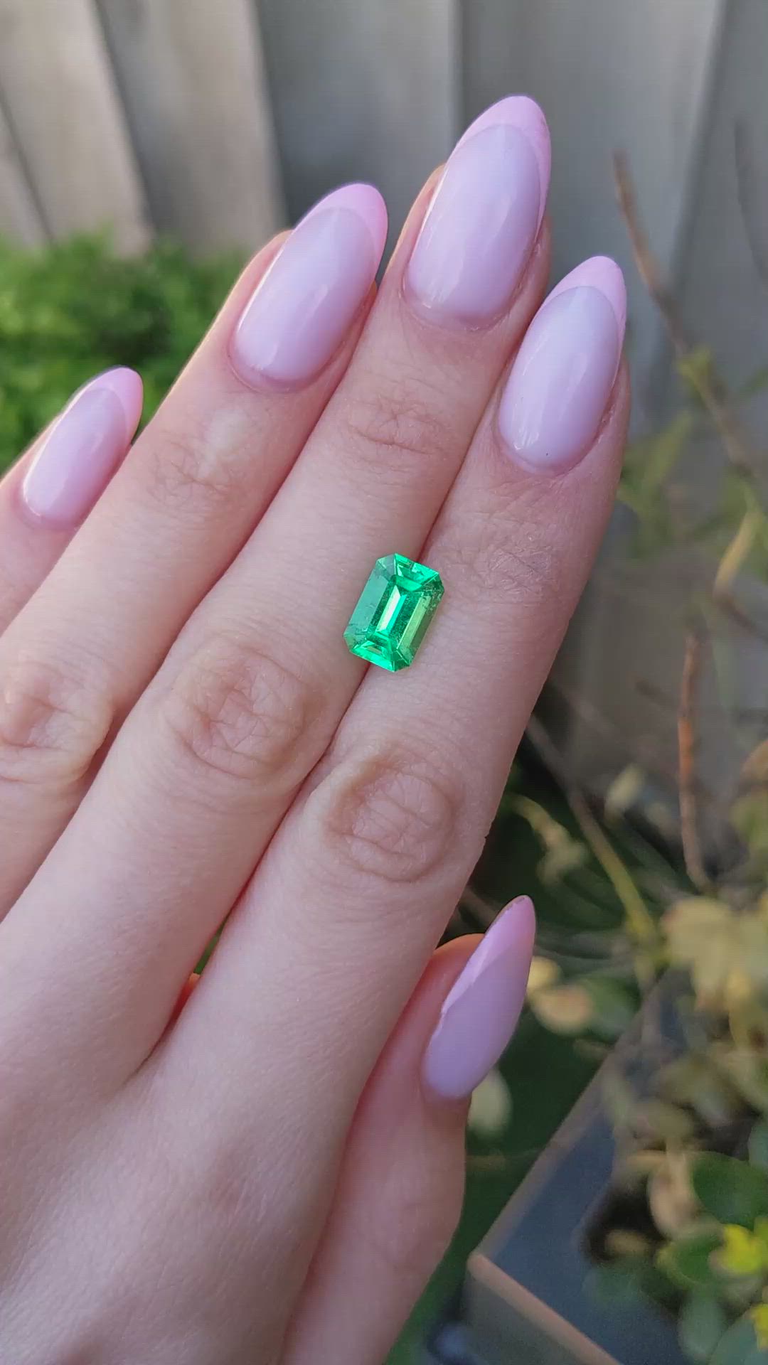 2.48 Ct. Emerald from Colombia Size Video