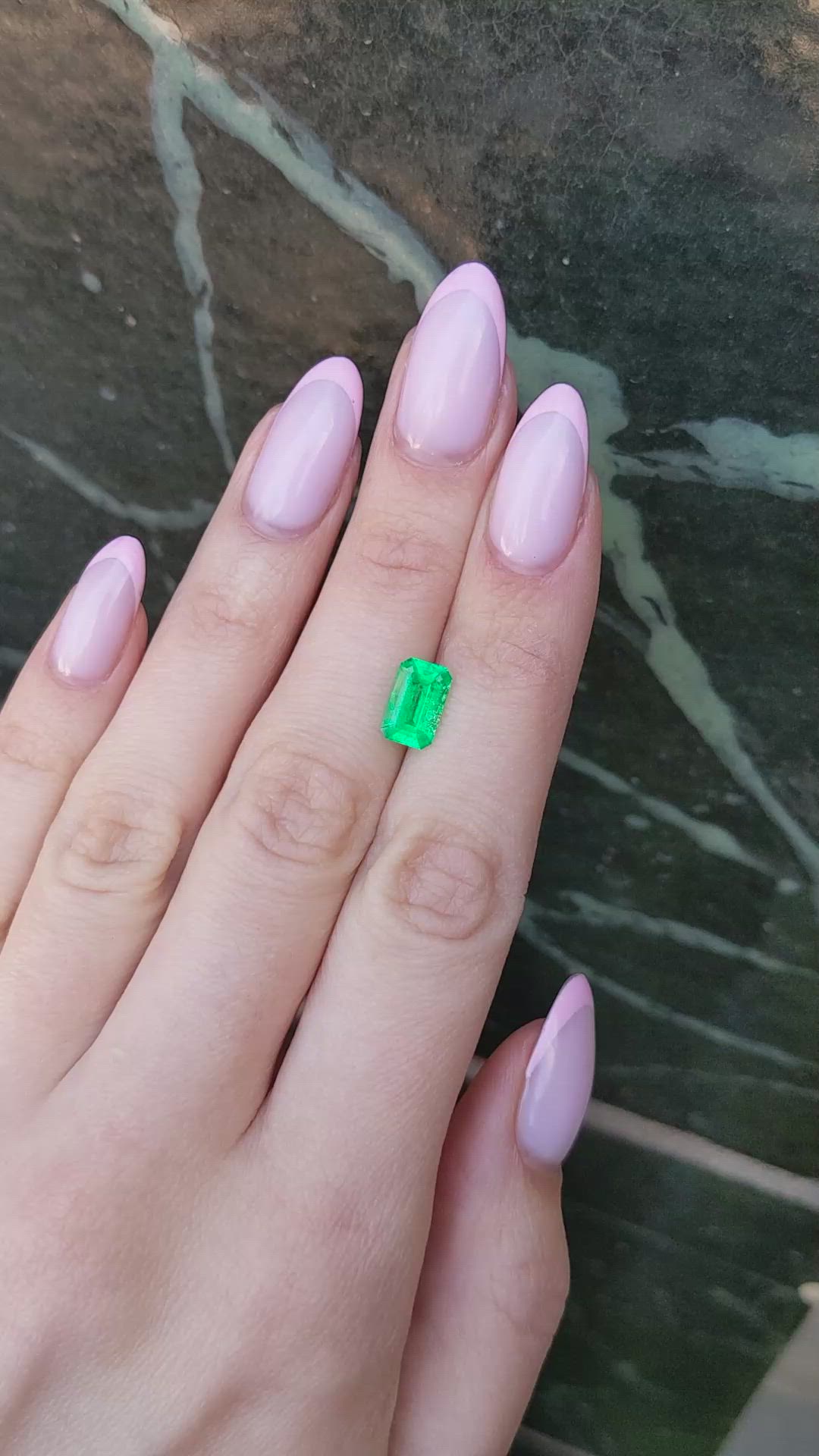 1.59 Ct. Emerald from Colombia Size Video