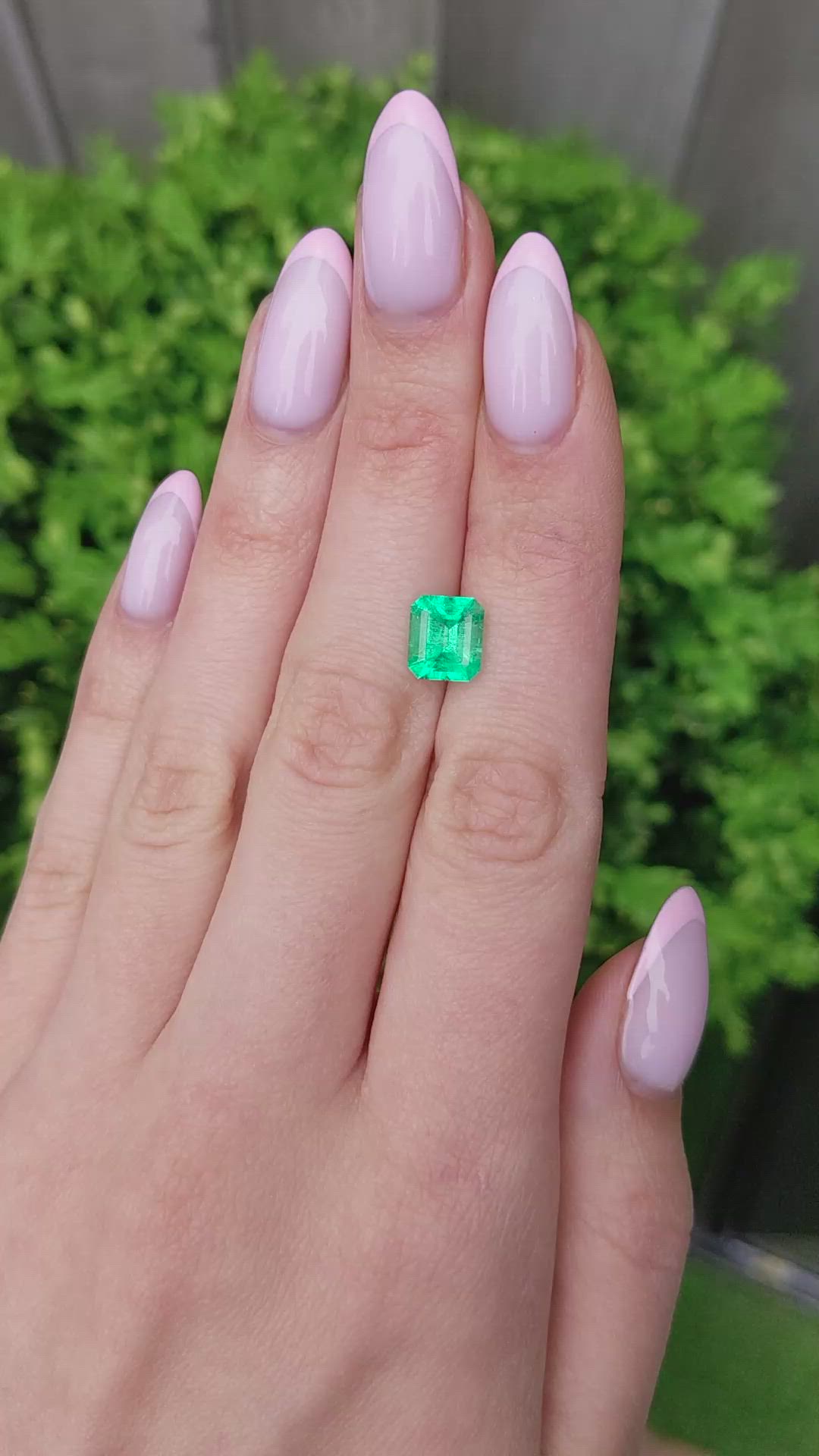 2.15 Ct. Emerald from Colombia Size Video