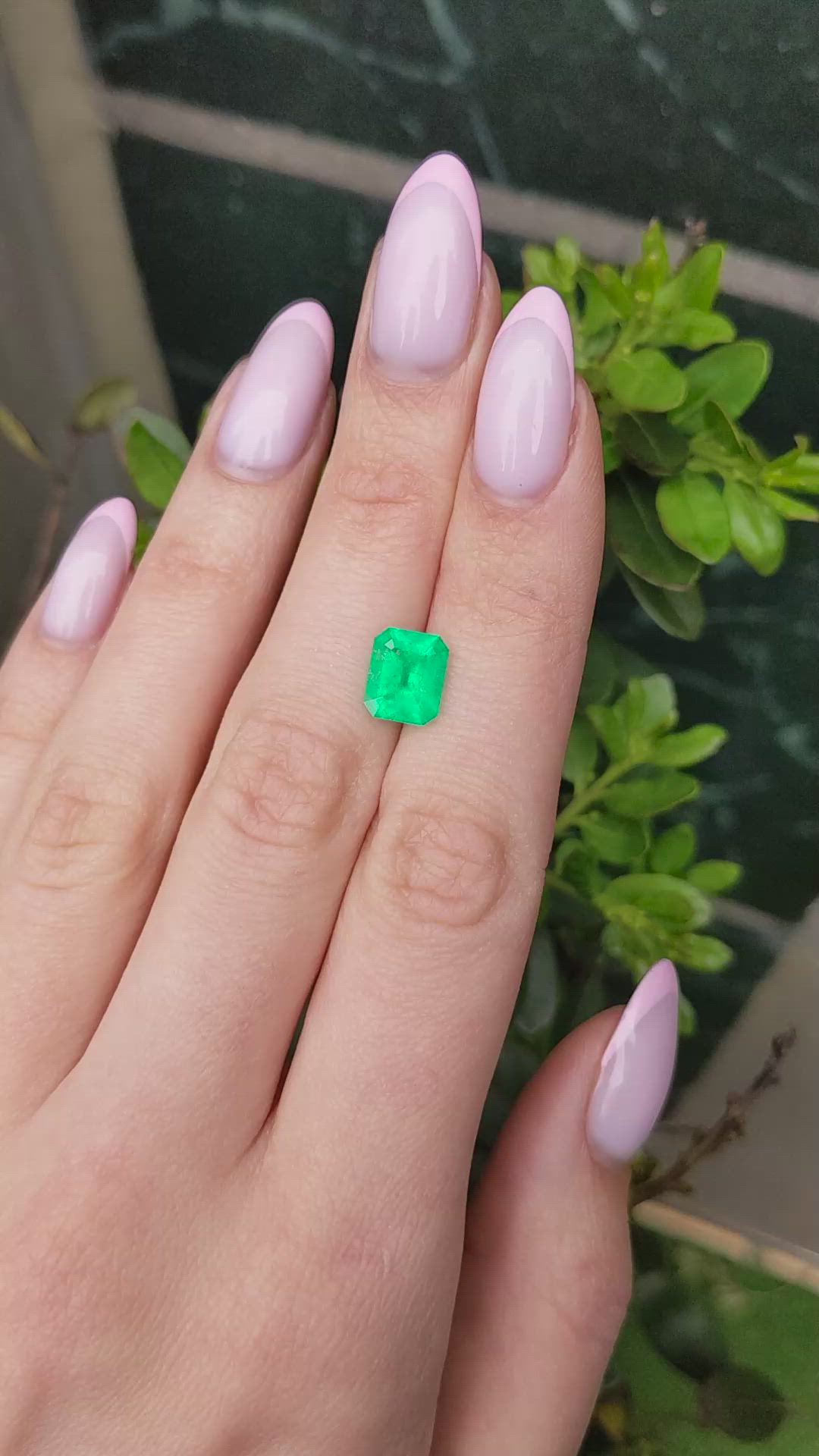 2.25 Ct. Emerald from Colombia Size Video