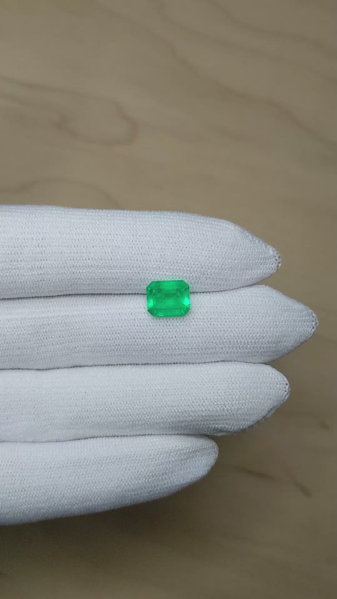 2.25 Ct. Emerald from Colombia Size Video