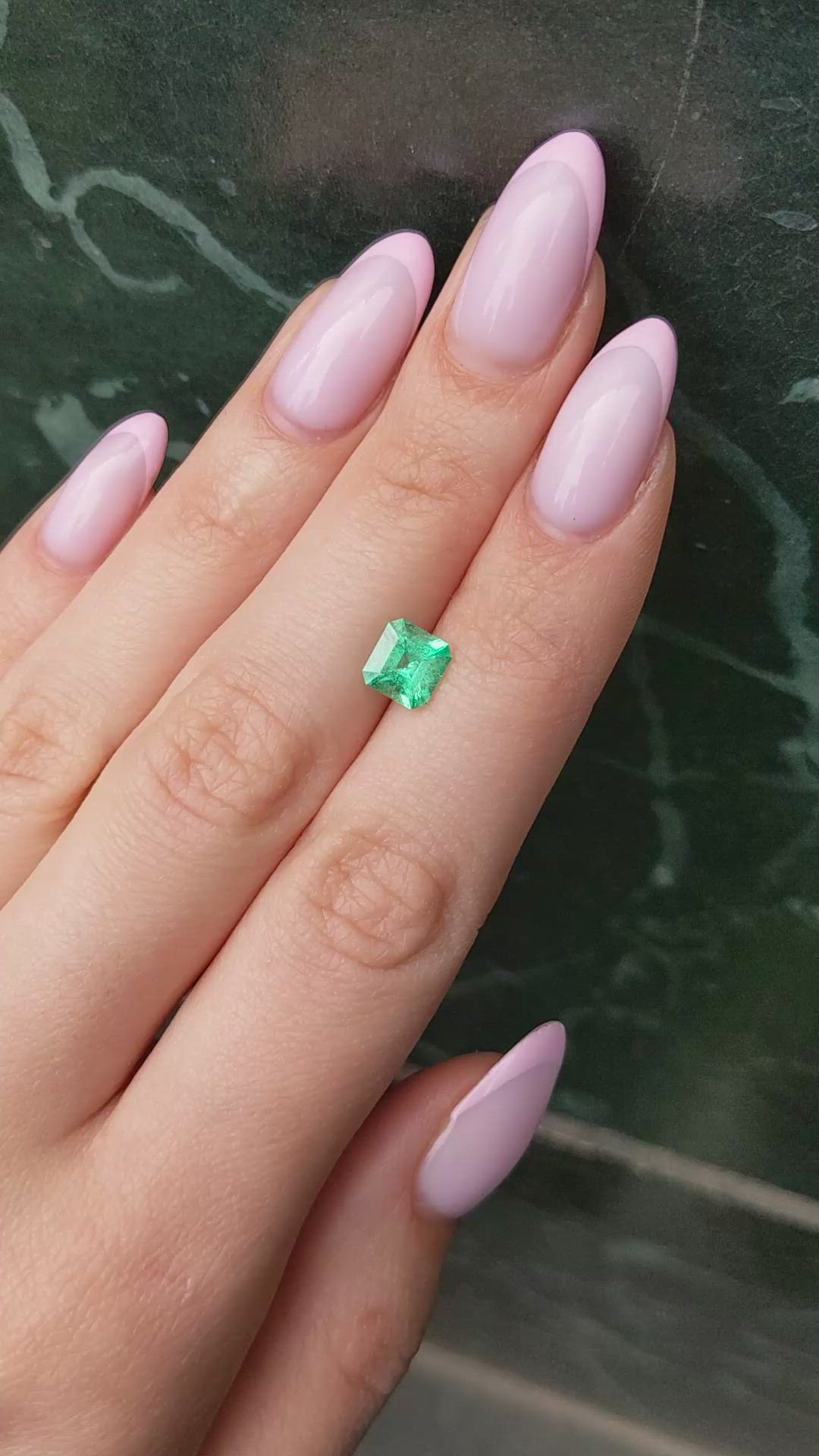 1.31 Ct. Emerald from Colombia Size Video