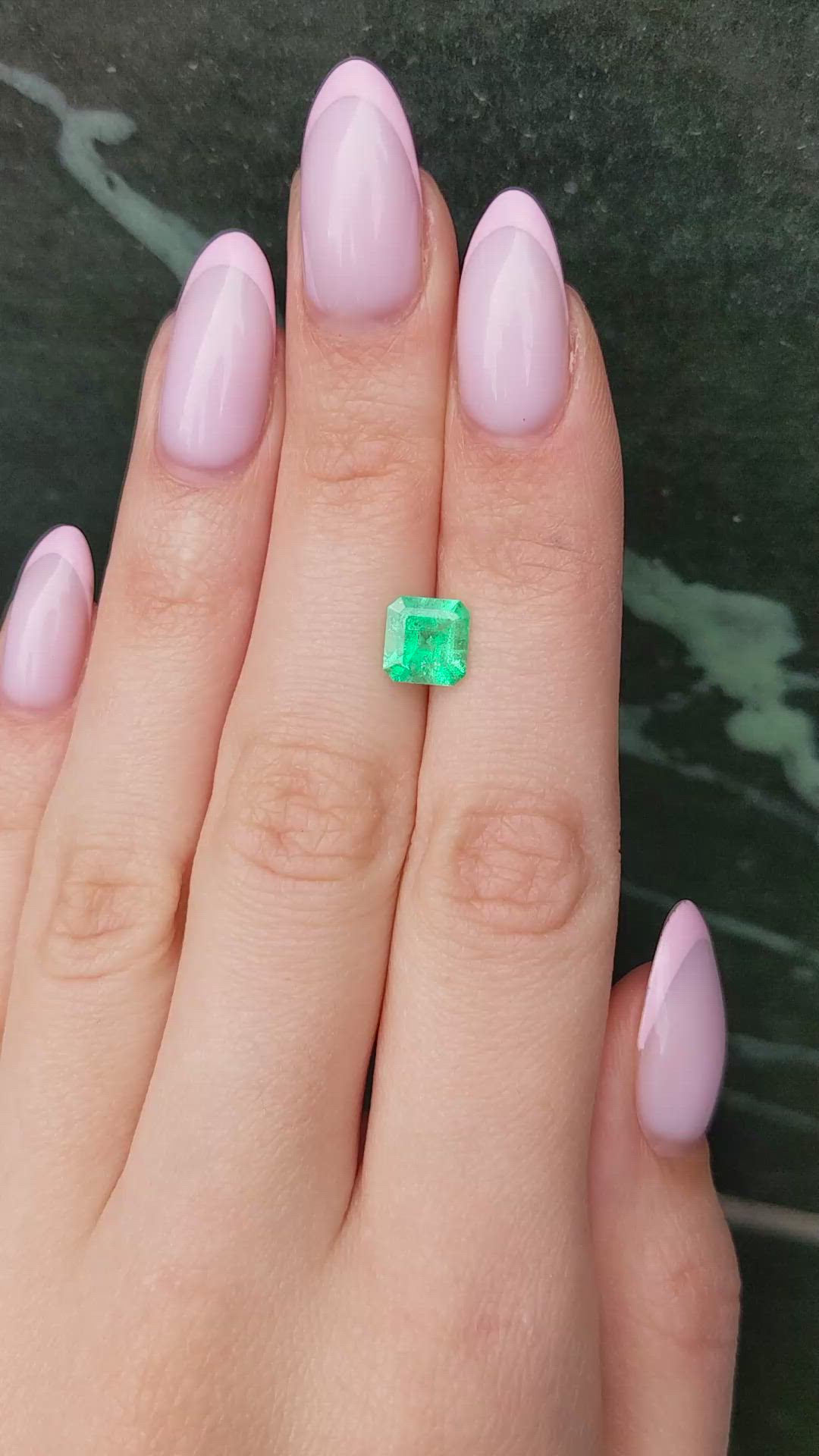 1.51 Ct. Emerald from Colombia Size Video