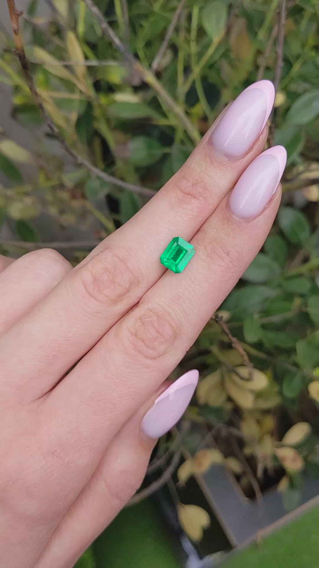 1.46 Ct. Emerald from Colombia Size Video