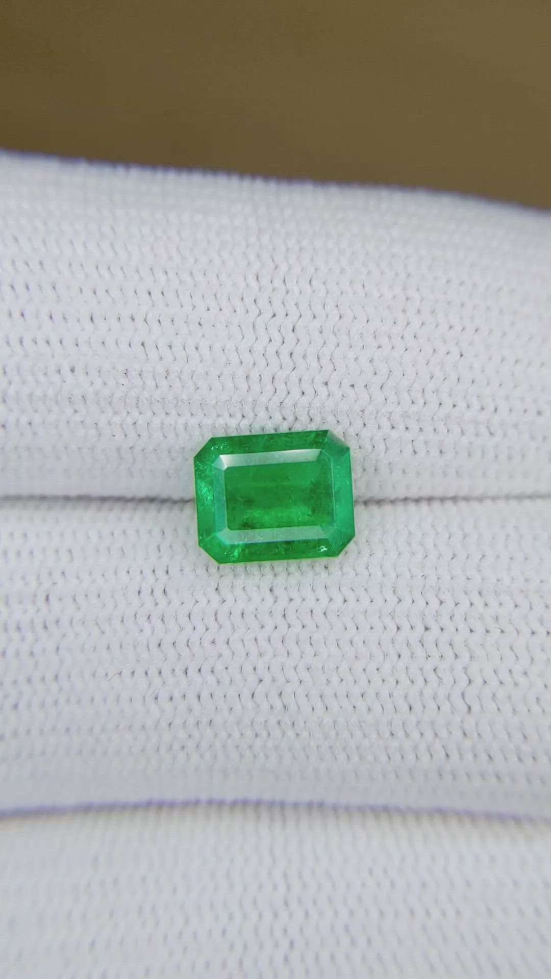 1.46 Ct. Emerald from Colombia Size Video