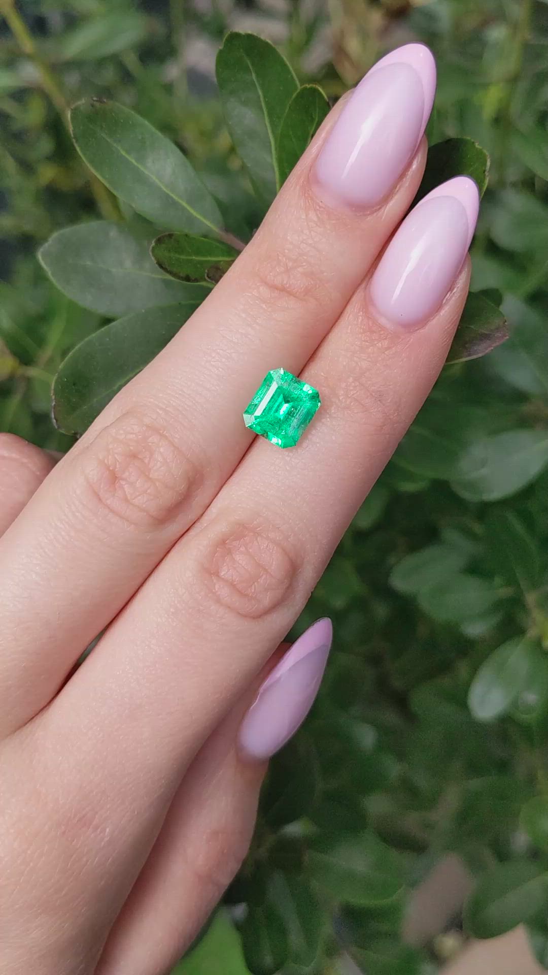 2.41 Ct. Emerald from Colombia Size Video