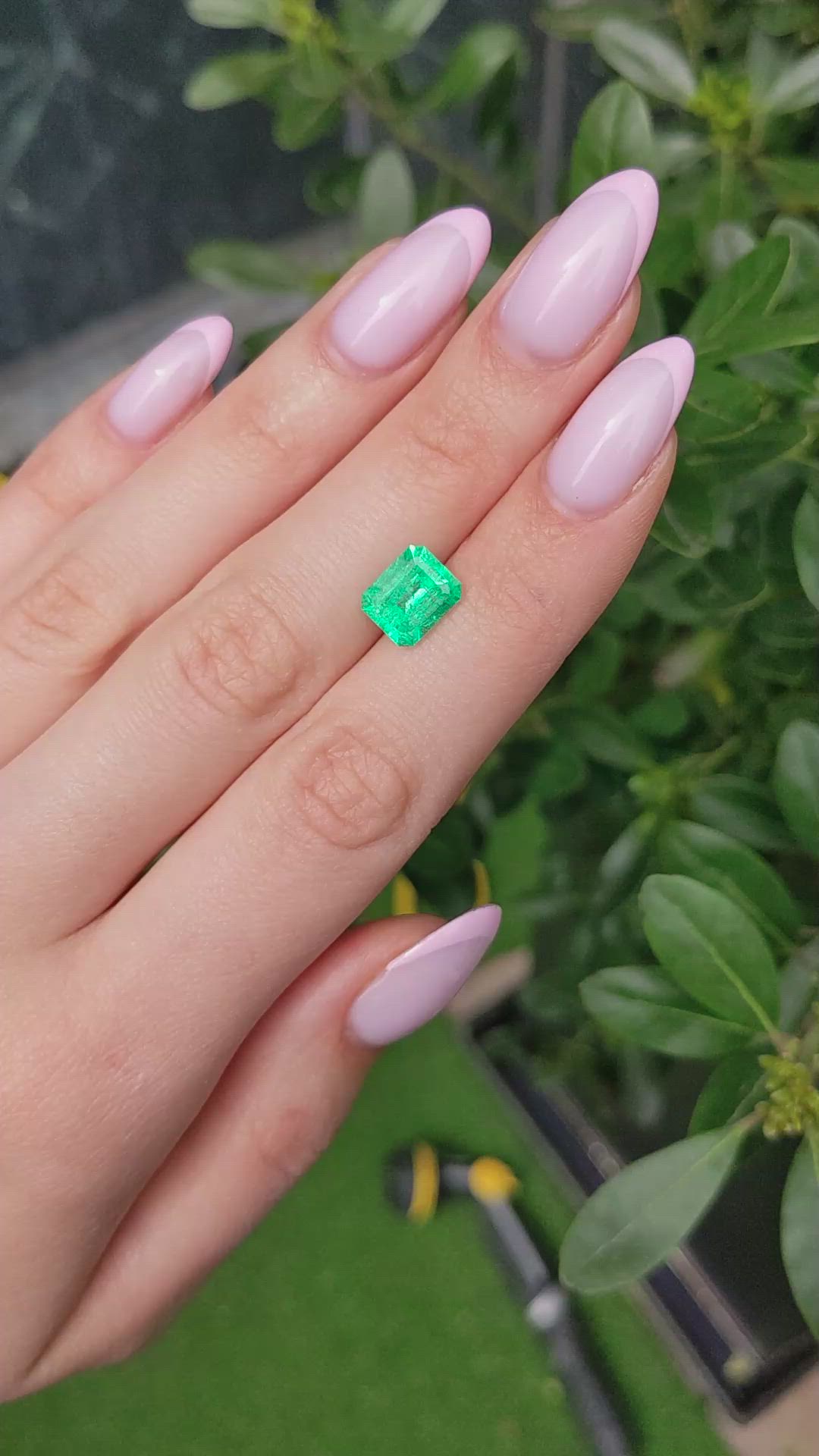2.49 Ct. Emerald from Colombia Size Video
