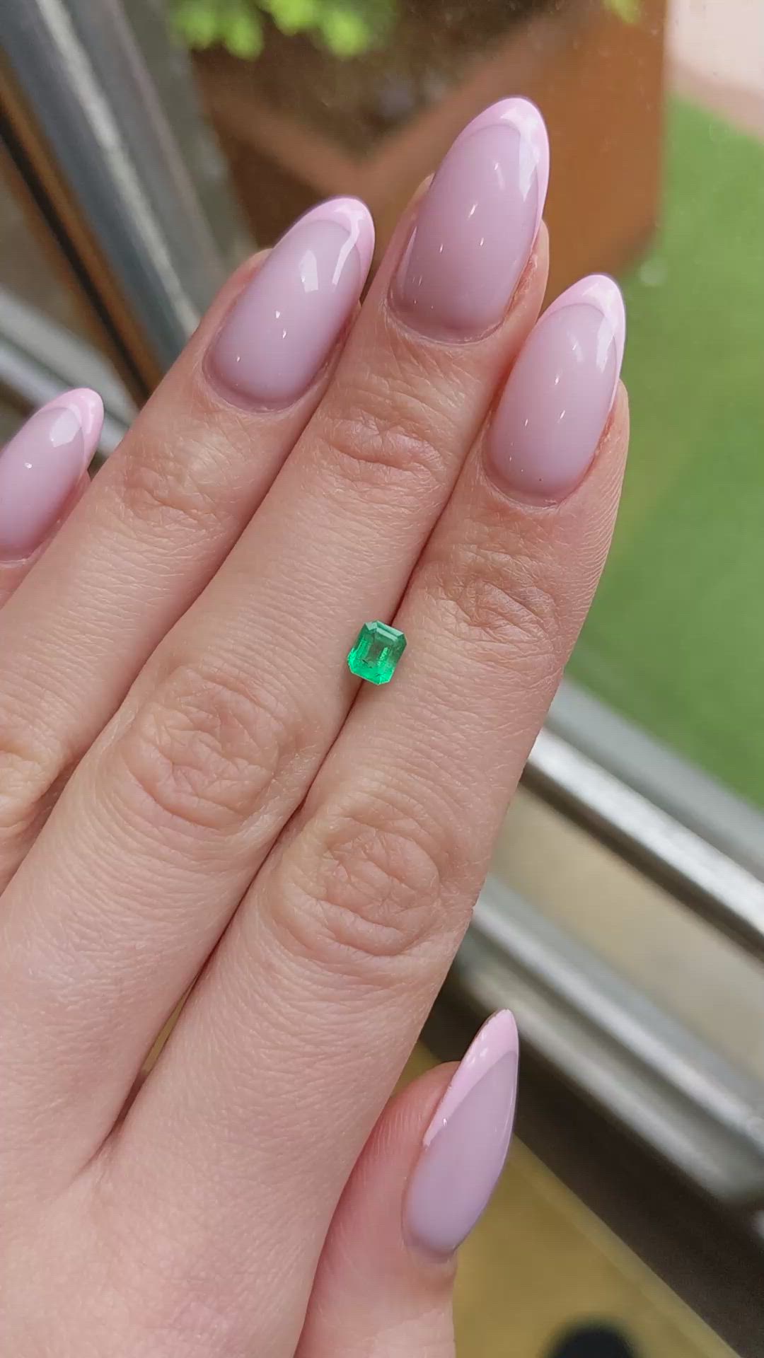 0.46 Ct. Emerald from Colombia Size Video