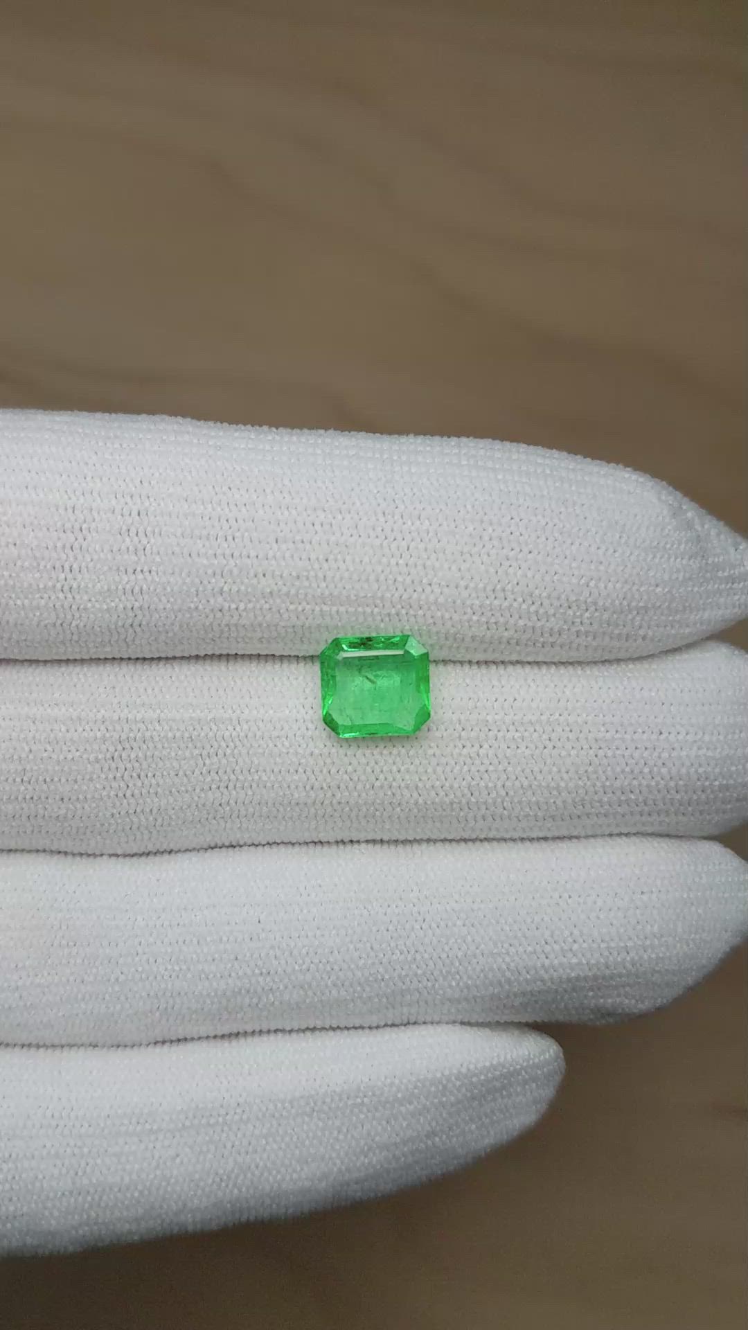 2.05 Ct. Emerald from Colombia Size Video