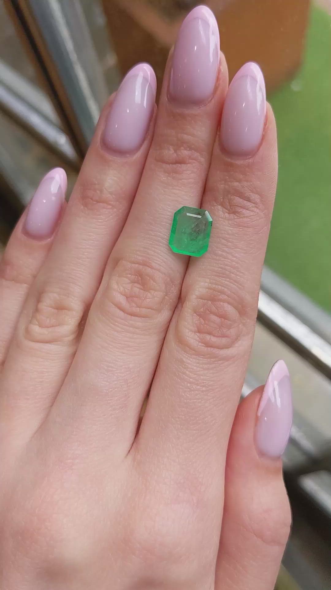 2.05 Ct. Emerald from Colombia Size Video