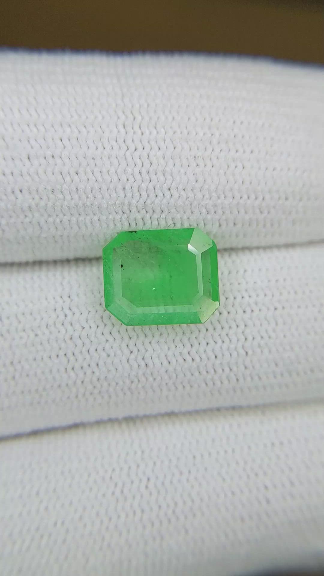 2.05 Ct. Emerald from Colombia Size Video
