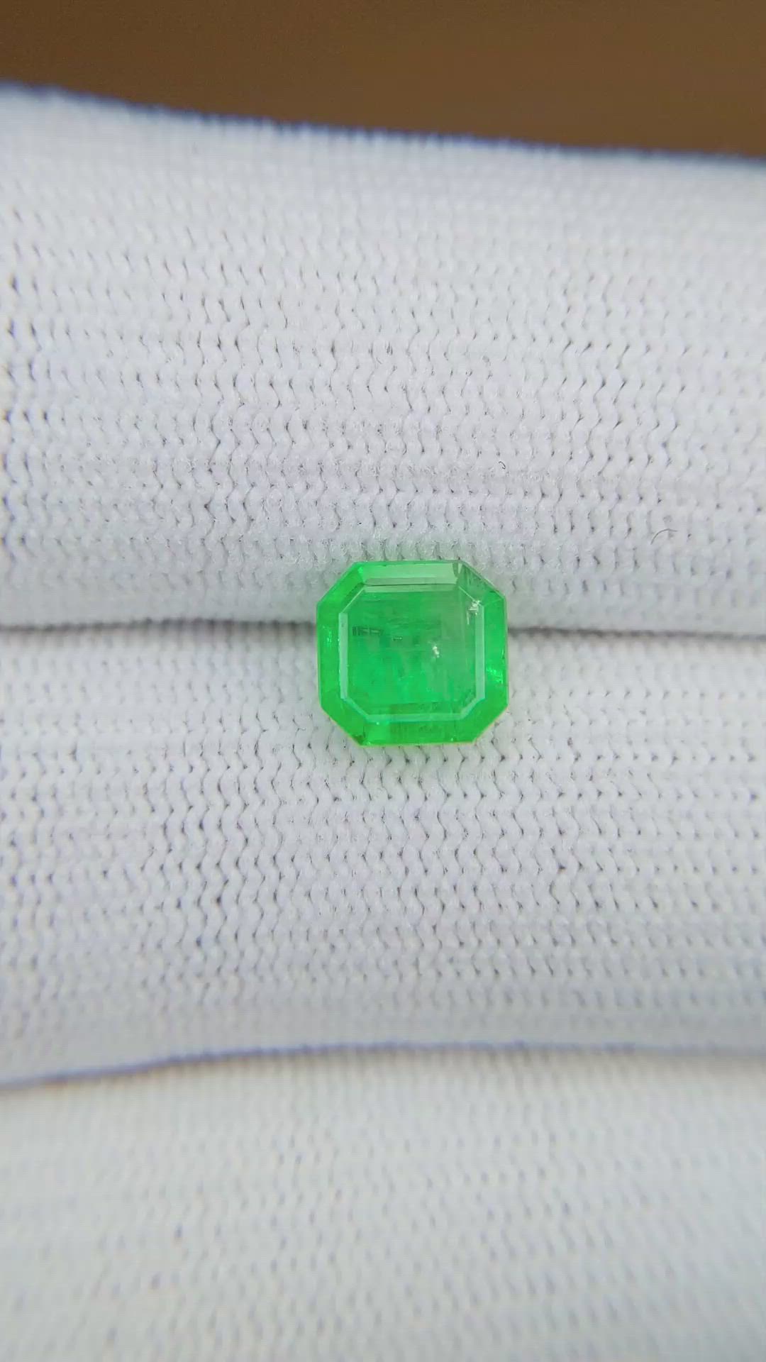 1.54 Ct. Emerald from Colombia Size Video