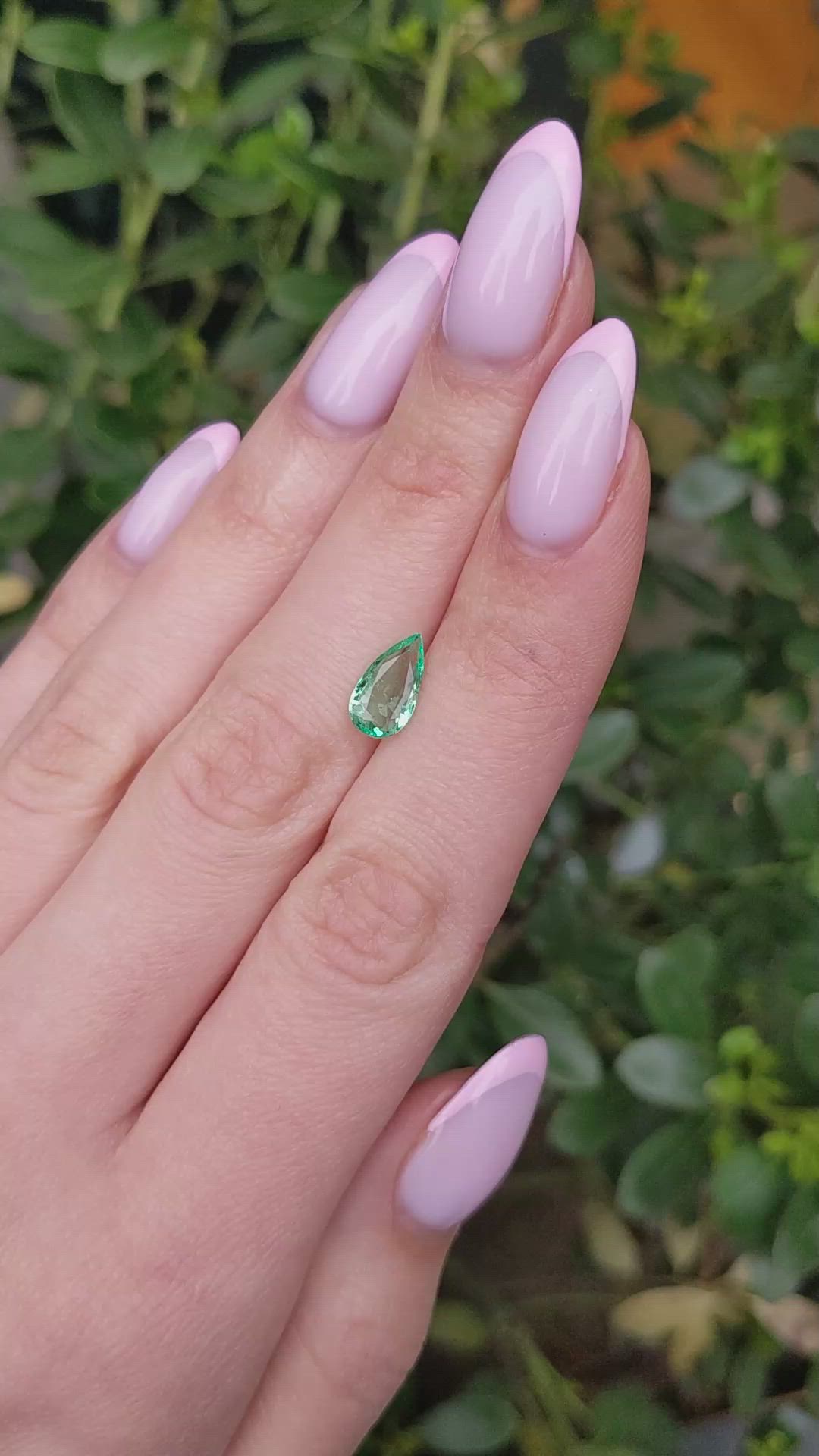 1.28 Ct. Emerald from Colombia Size Video