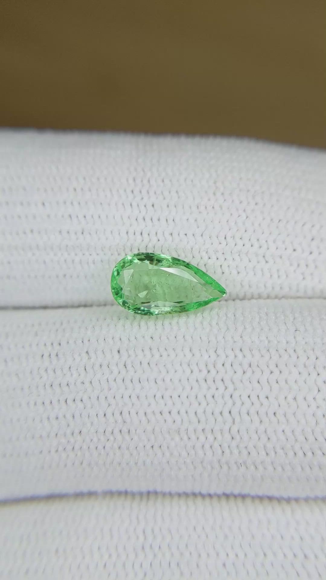 1.28 Ct. Emerald from Colombia Size Video