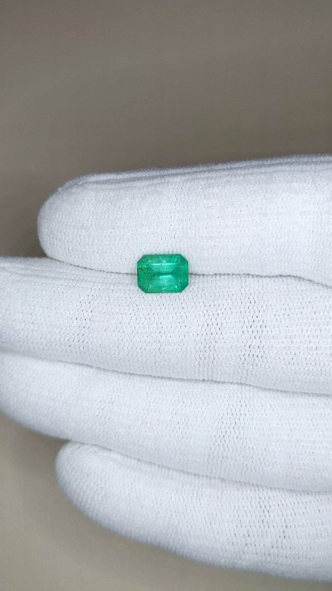 1.34 Ct. Emerald from Brazil Size Video