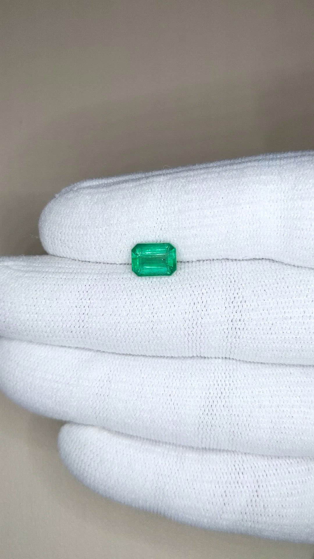1.51 Ct. Emerald from Zambia Size Video