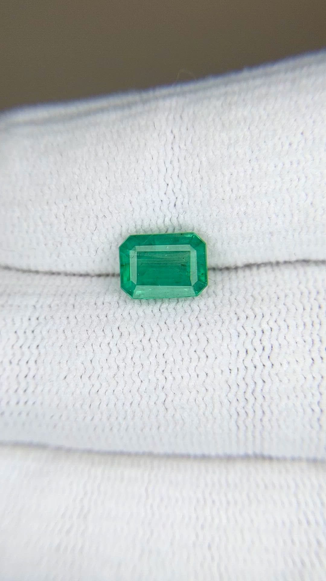 1.51 Ct. Emerald from Zambia Size Video