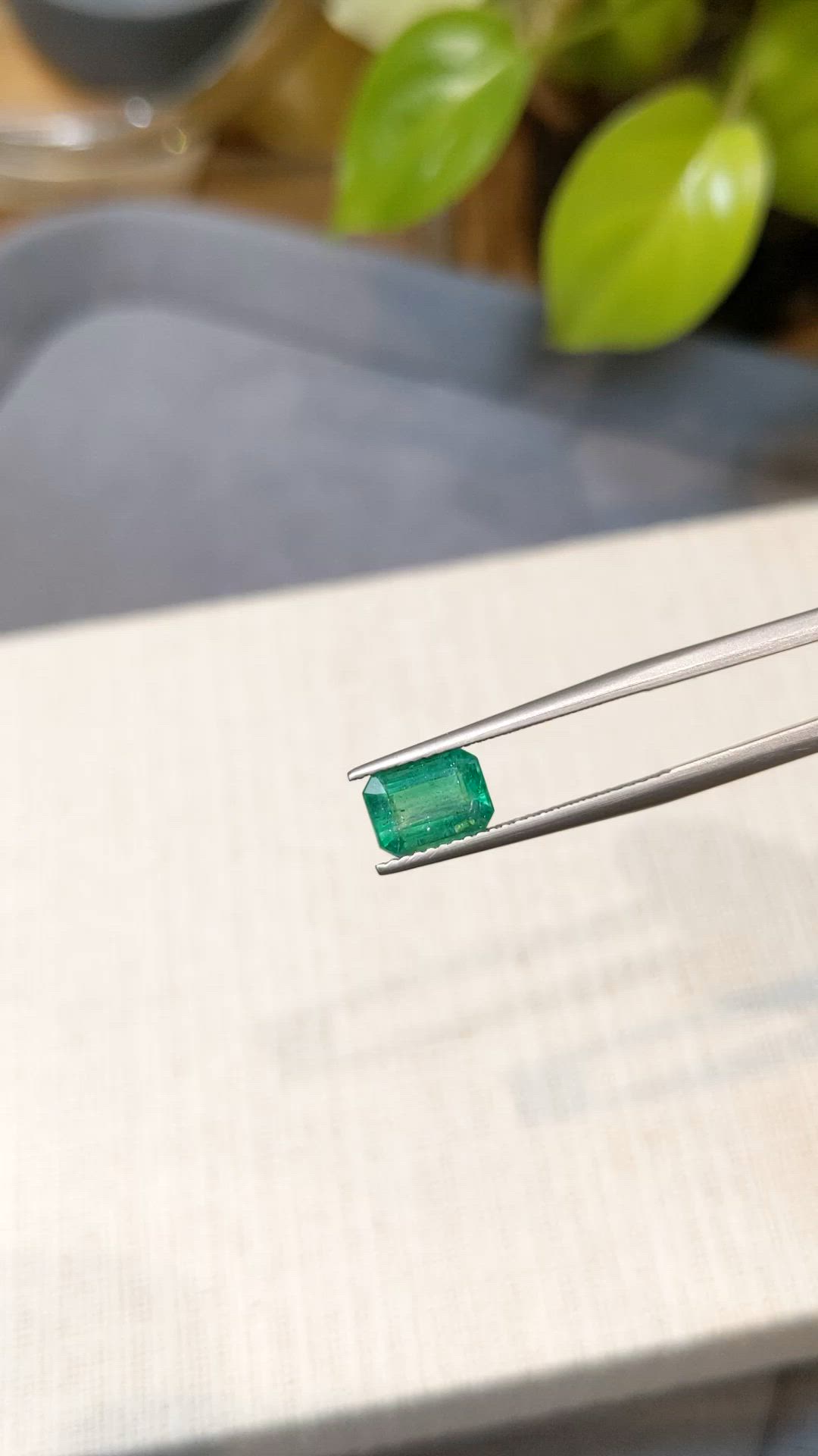 1.51 Ct. Emerald from Zambia Size Video