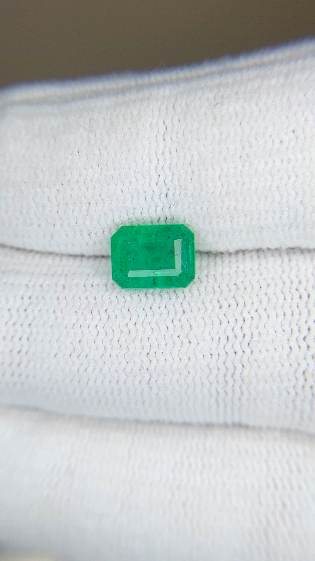 1.37 Ct. Emerald from Zambia Size Video