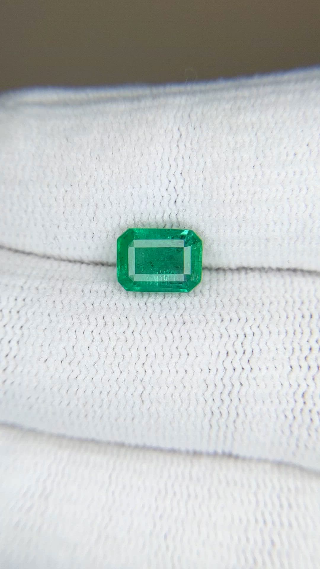 1.43 Ct. Emerald from Zambia Size Video