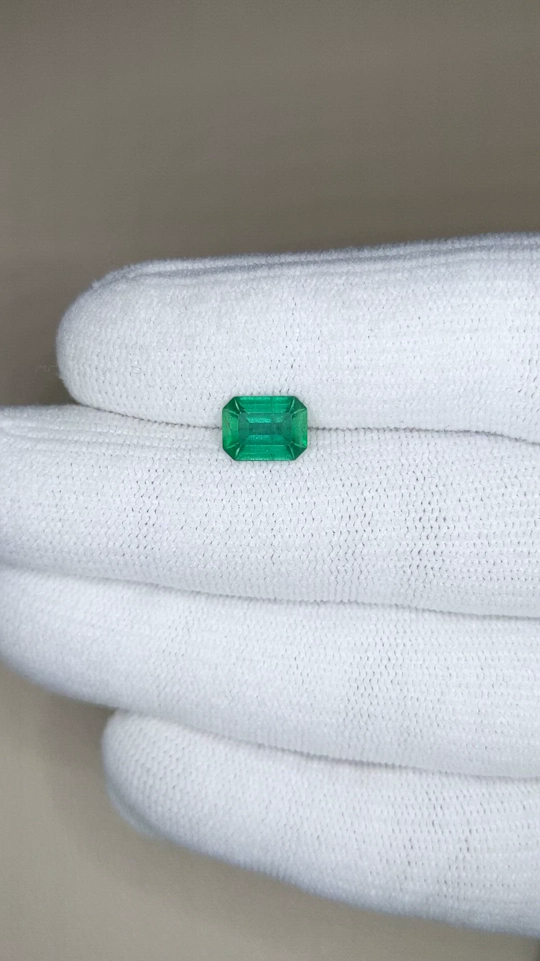 1.31 Ct. Emerald from Zambia Size Video