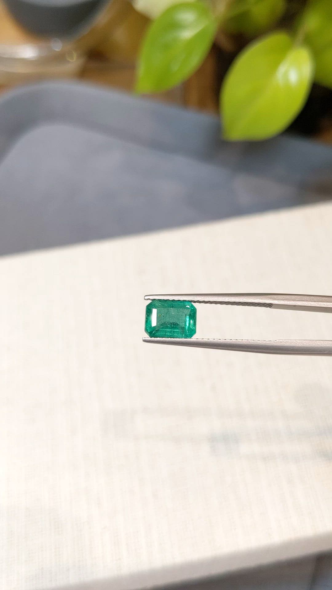 1.82 Ct. Emerald from Zambia Size Video