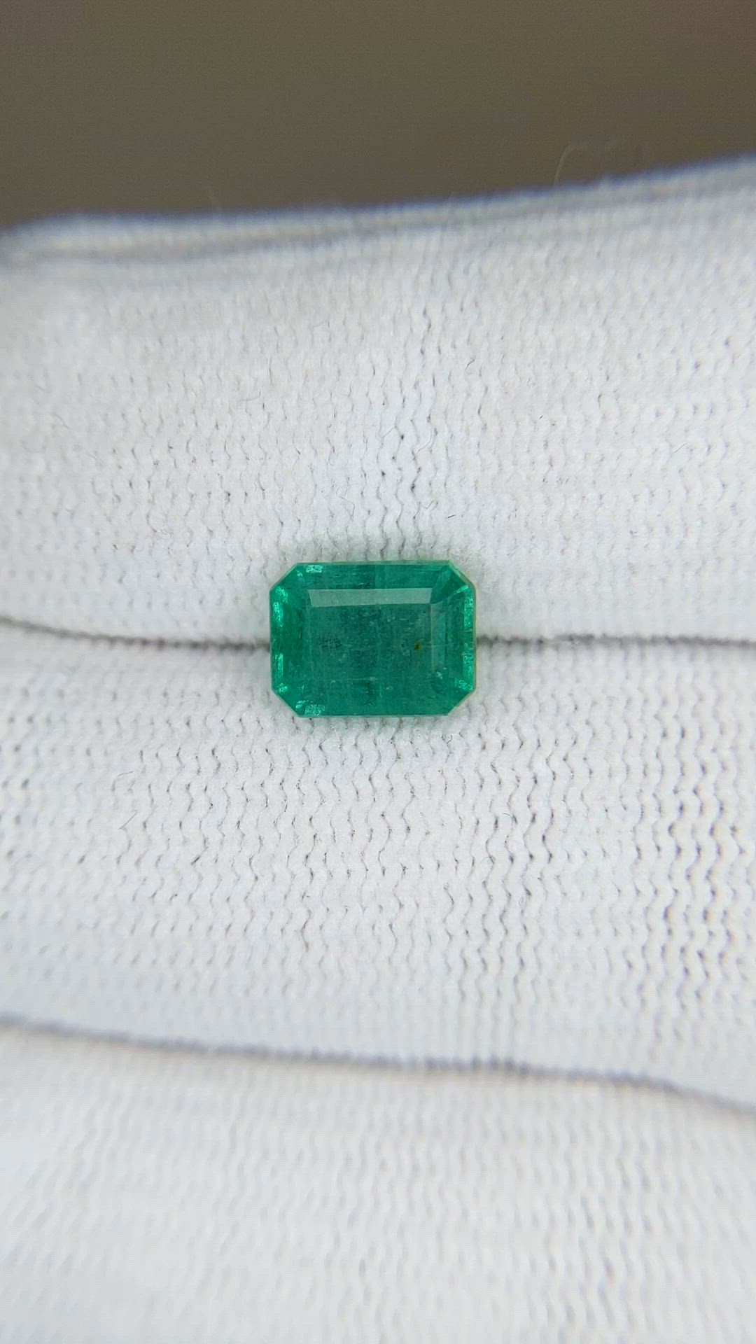1.82 Ct. Emerald from Zambia Size Video