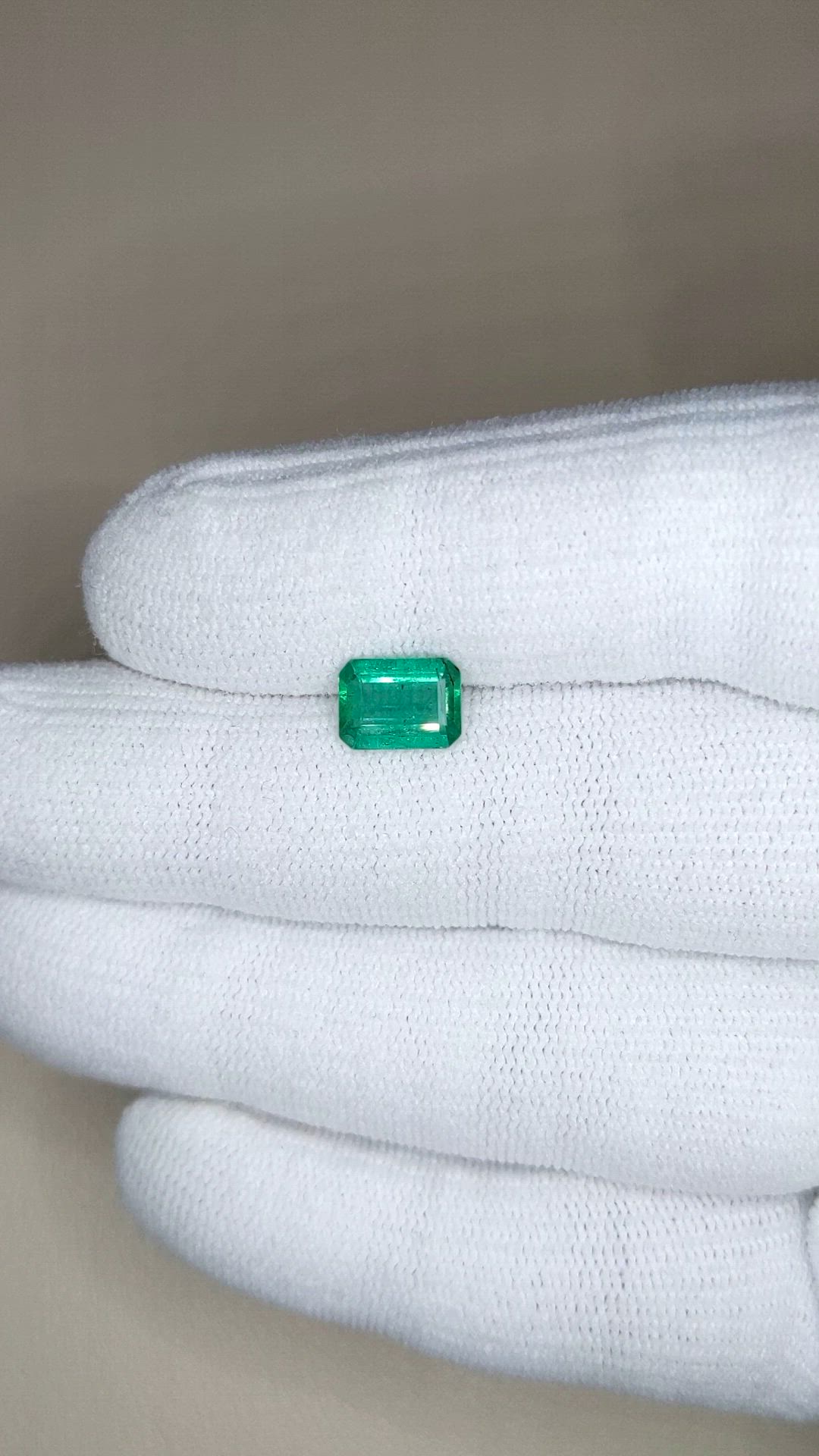 1.21 Ct. Emerald from Zambia Size Video