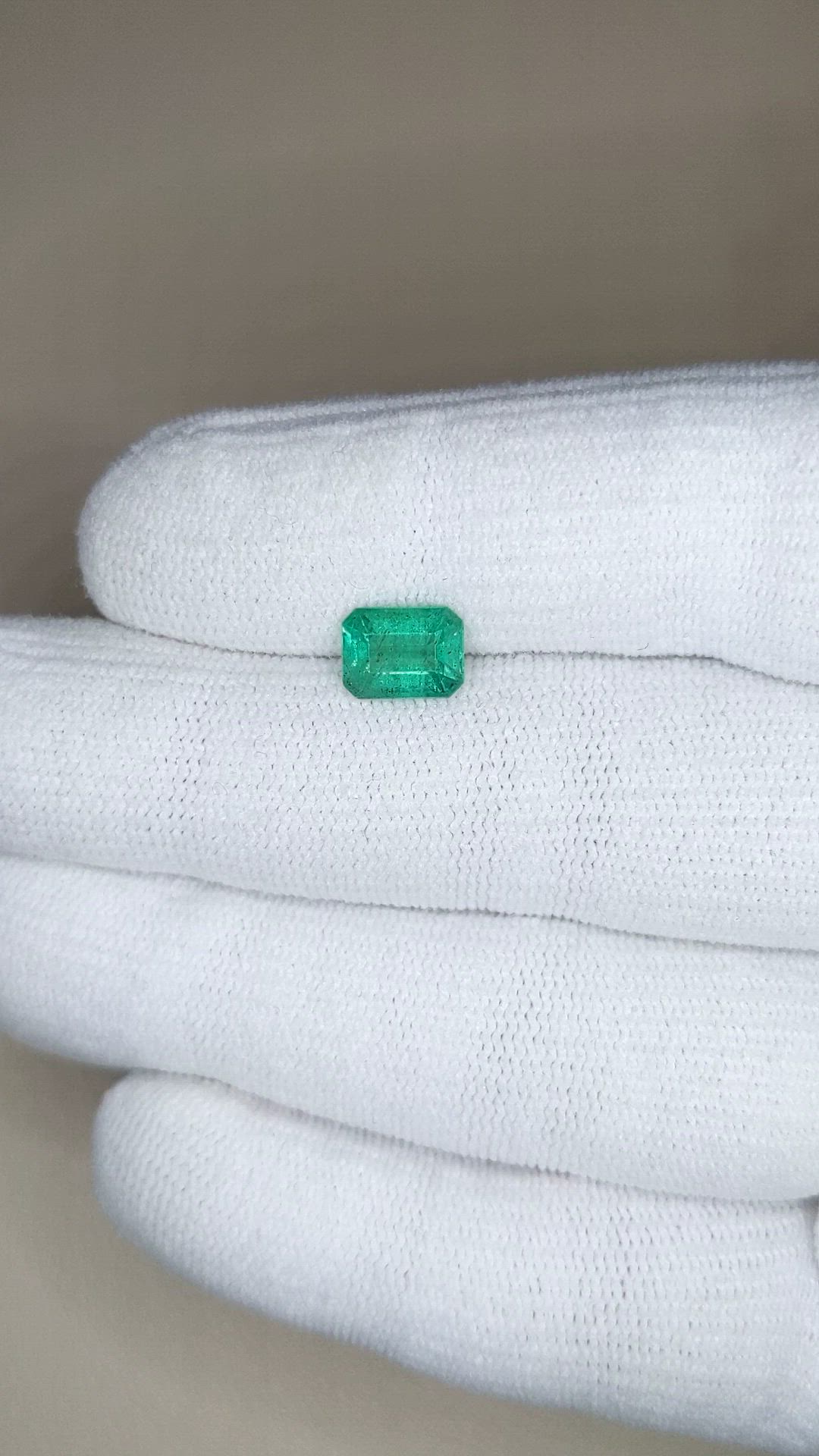 1.42 Ct. Emerald from Zambia Size Video