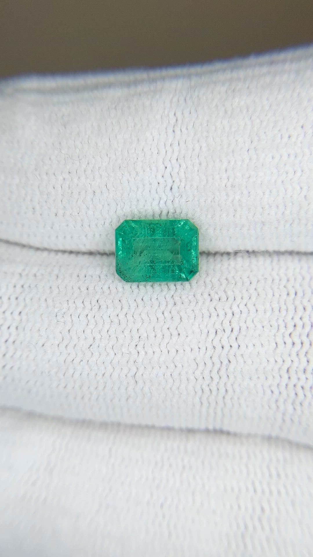 1.42 Ct. Emerald from Zambia Size Video