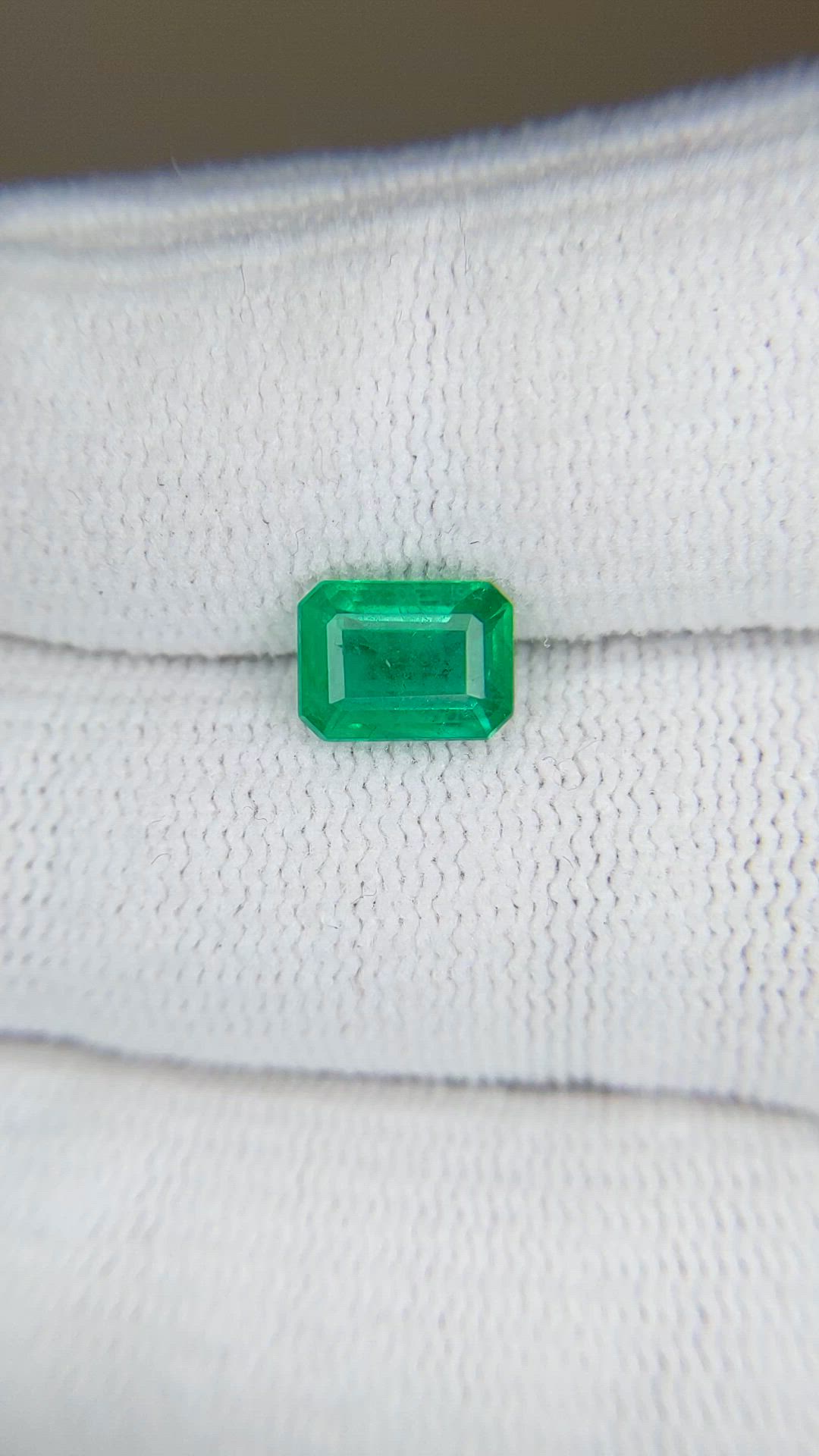 1.33 Ct. Emerald from Zambia Size Video