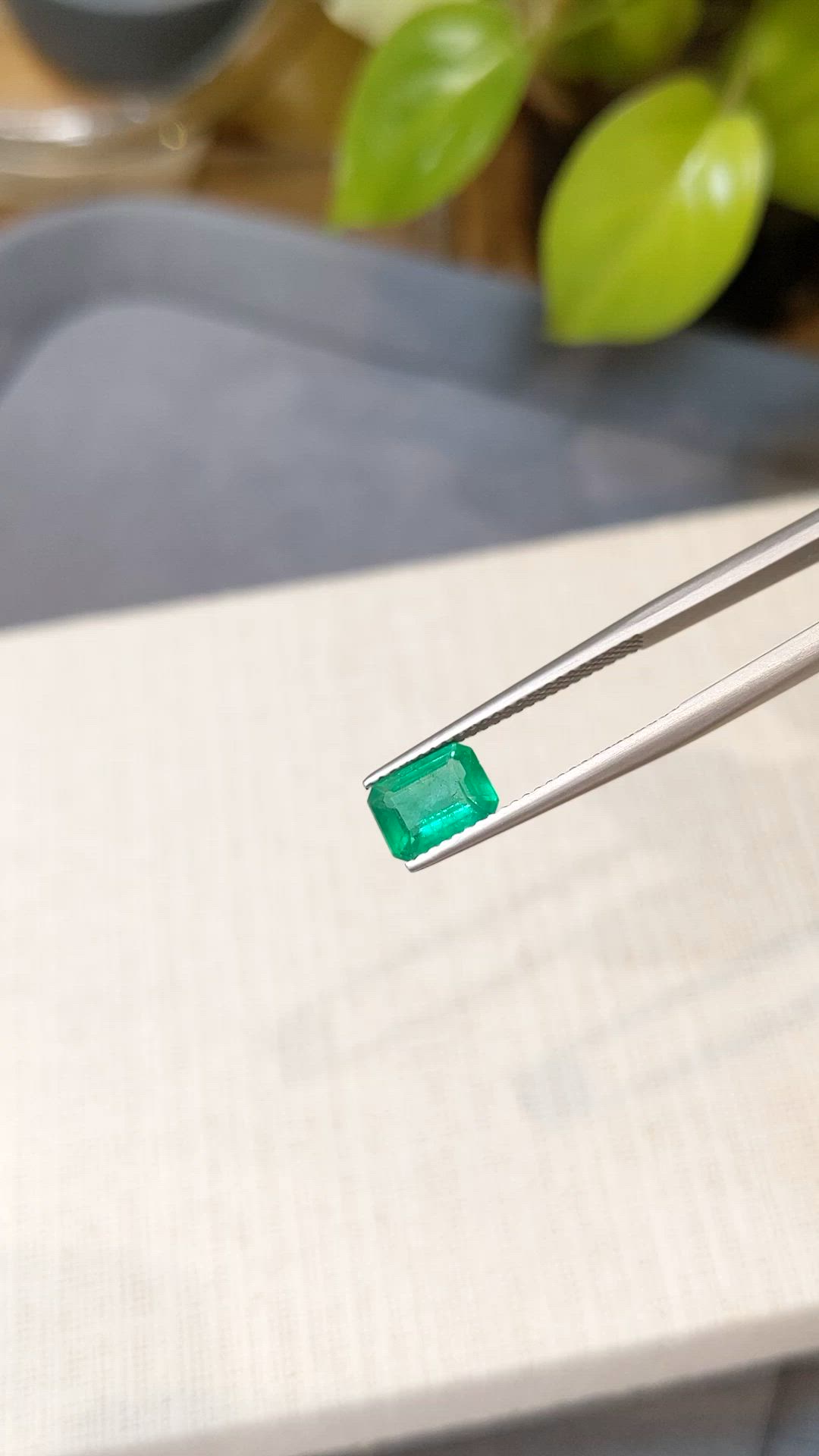 1.33 Ct. Emerald from Zambia Size Video