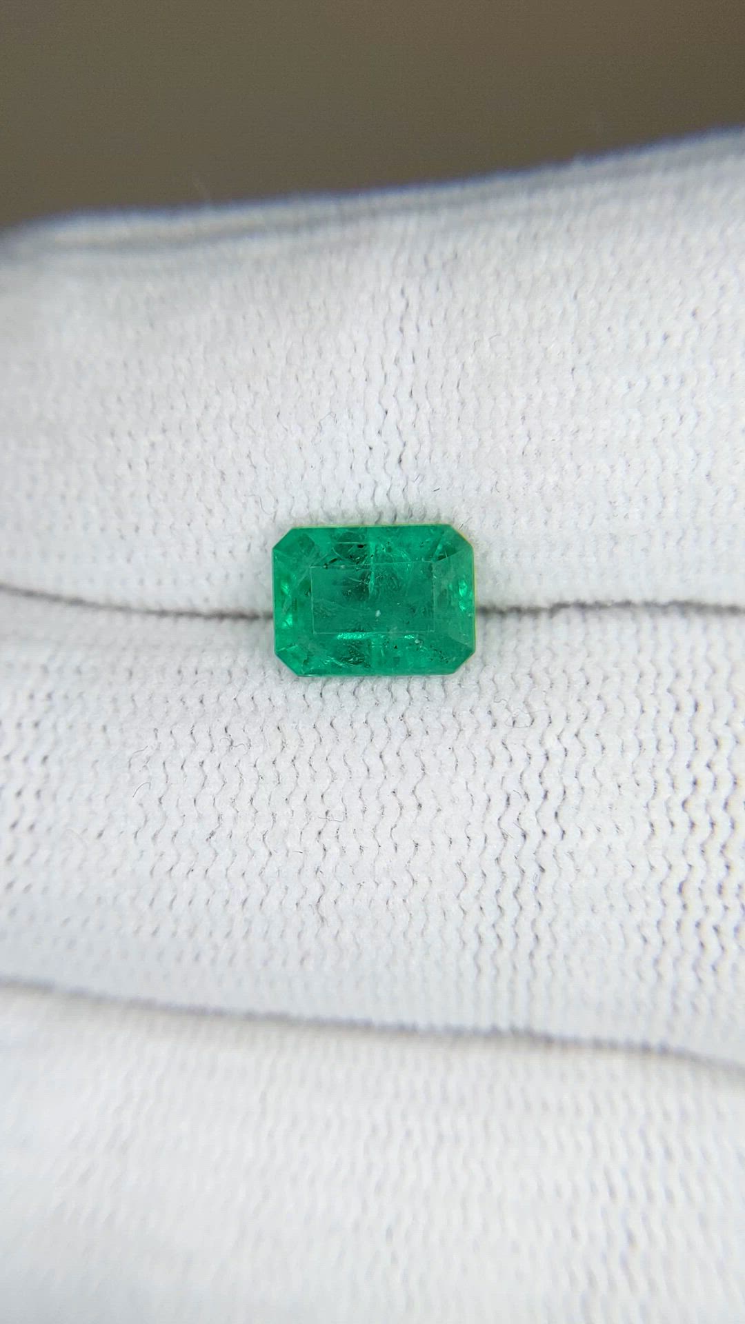 1.42 Ct. Emerald from Zambia Size Video