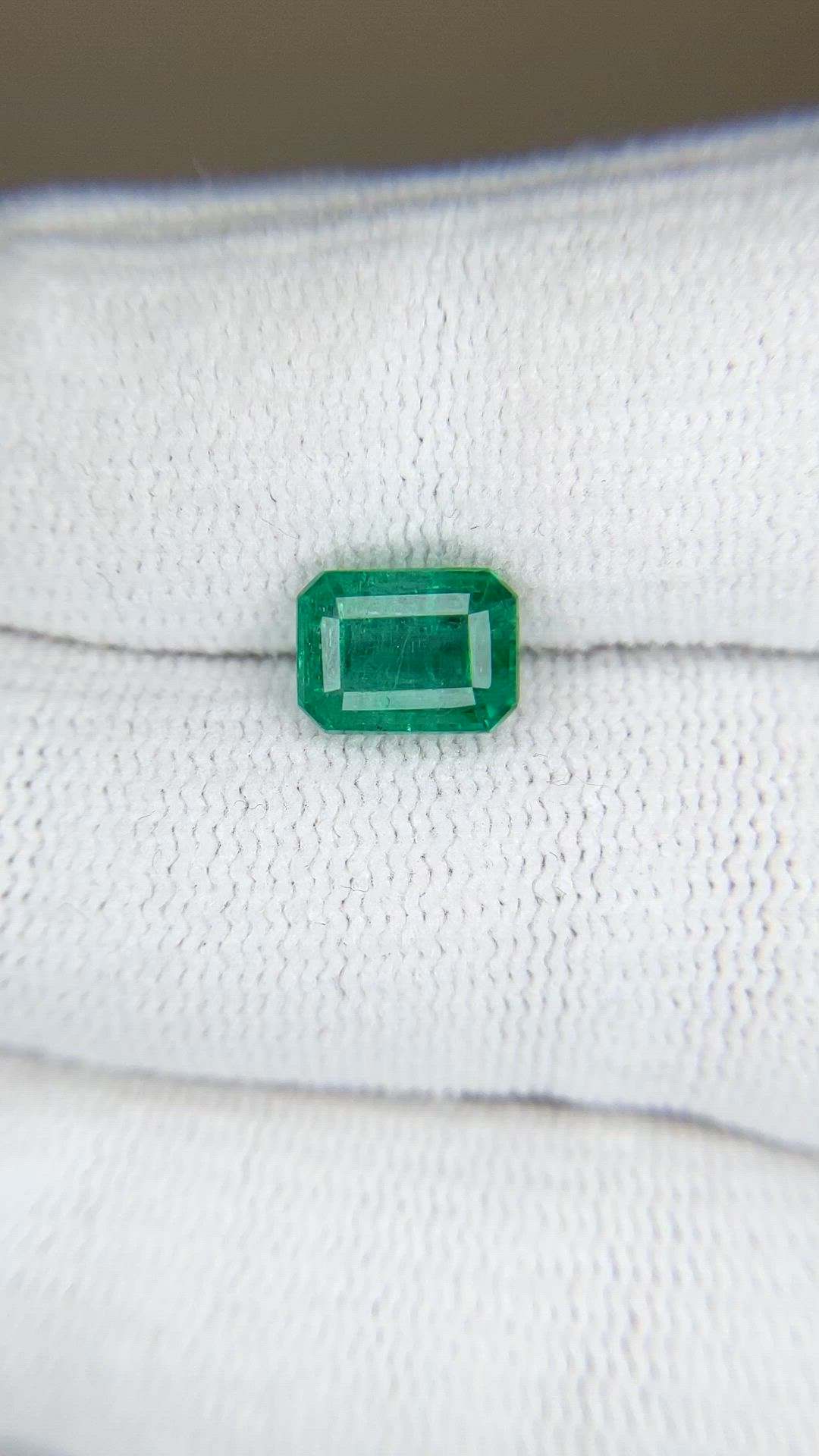 1.76 Ct. Emerald from Zambia Size Video
