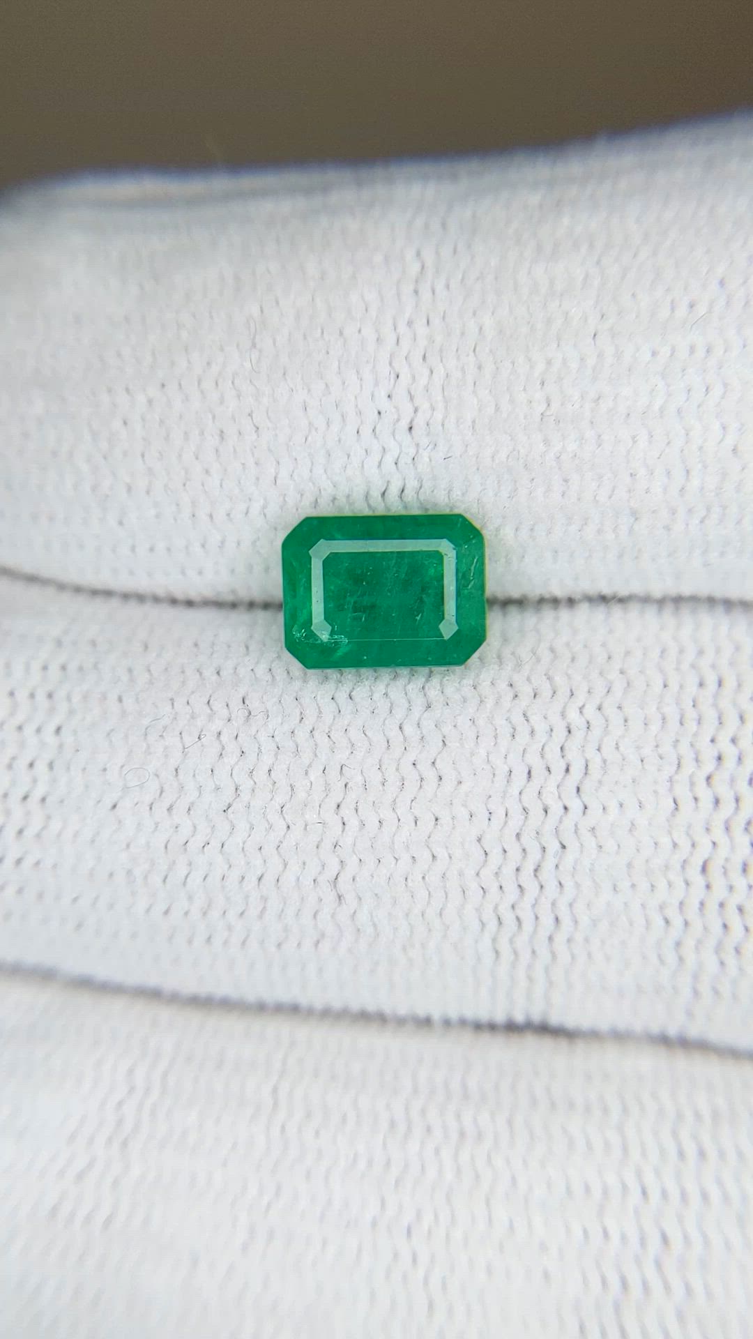 1.56 Ct. Emerald from Zambia Size Video