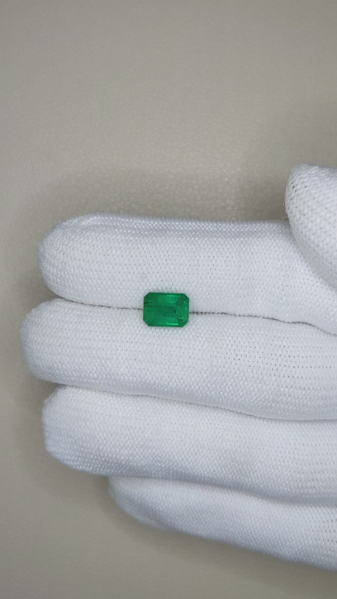 1.44 Ct. Emerald from Zambia Size Video