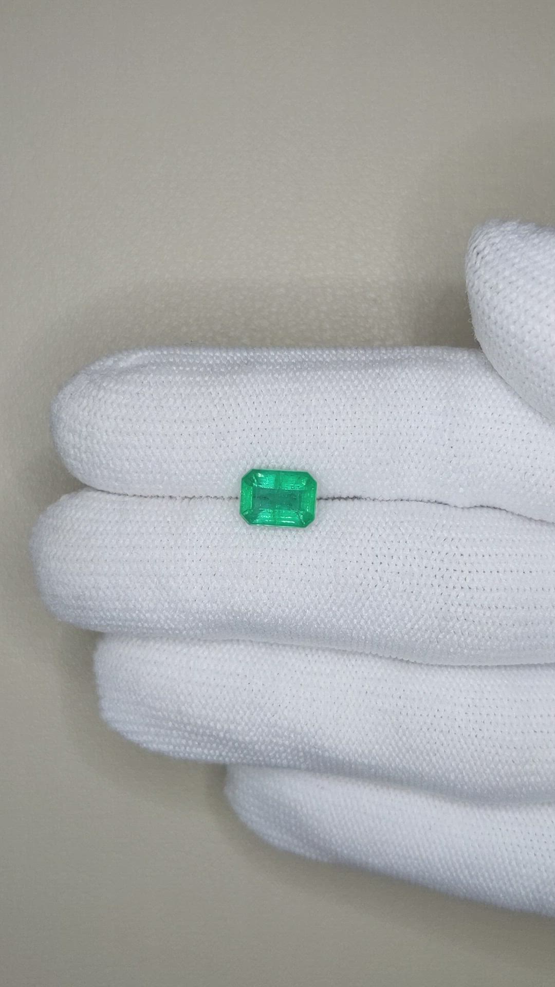 1.62 Ct. Emerald from Zambia Size Video