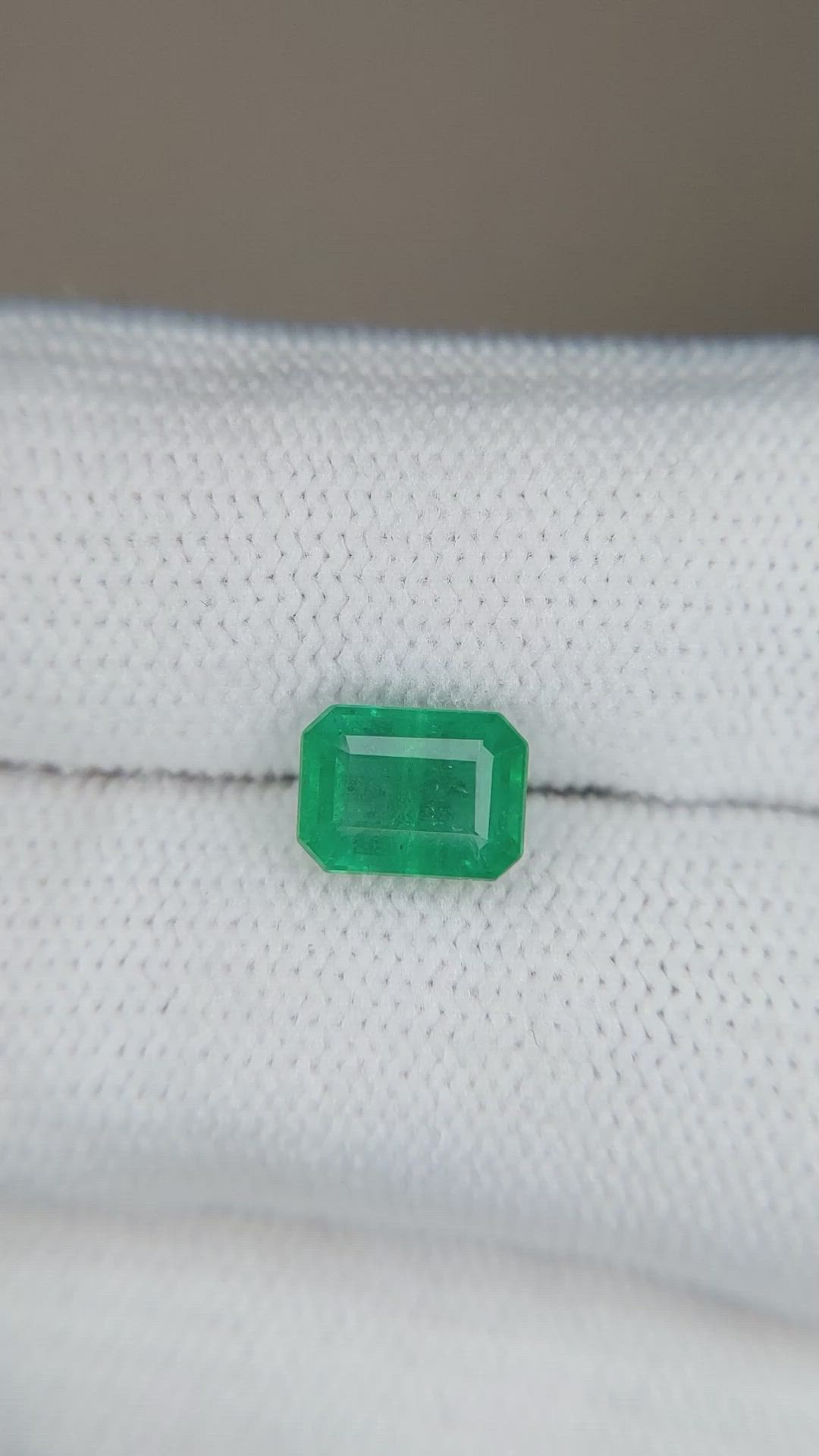 1.62 Ct. Emerald from Zambia Size Video