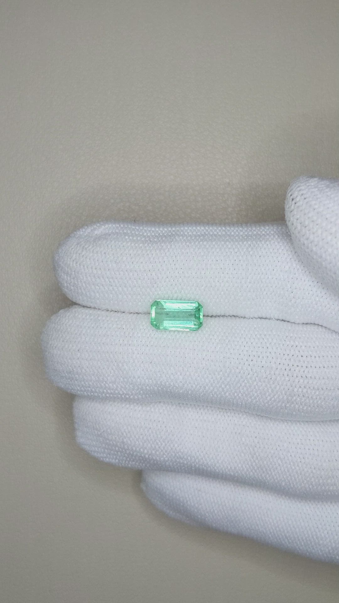 1.58 Ct. Emerald from Nigeria Size Video