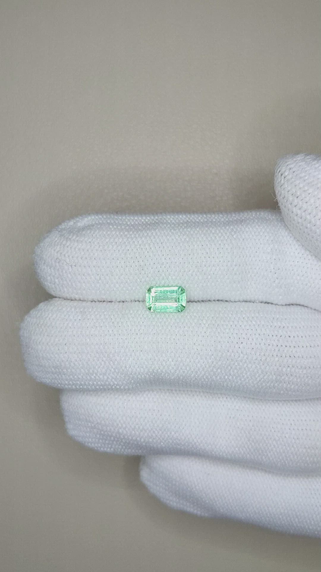 0.80 Ct. Emerald from Nigeria Size Video