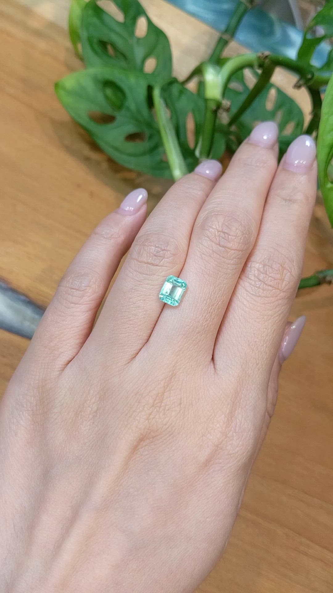 1.34 Ct. Emerald from Nigeria Size Video