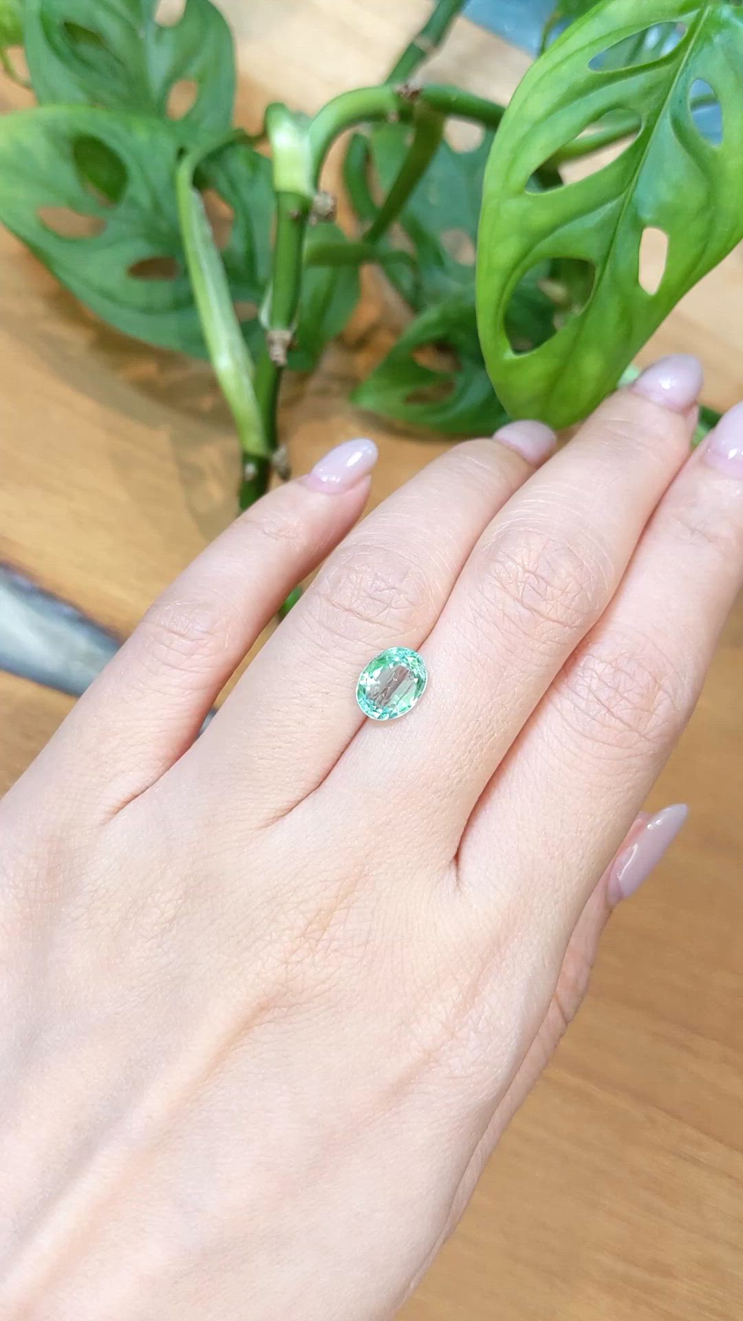 1.63 Ct. Emerald from Nigeria Size Video