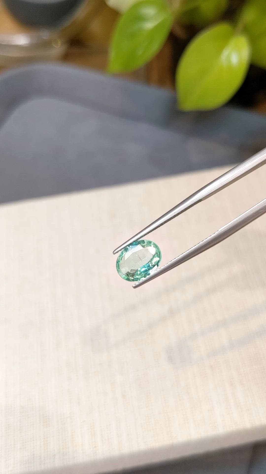 1.73 Ct. Emerald from Nigeria Size Video